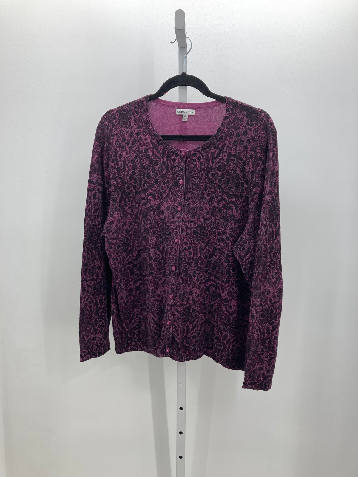 Croft & Barrow Size Extra Large Misses Long Slv Sweater