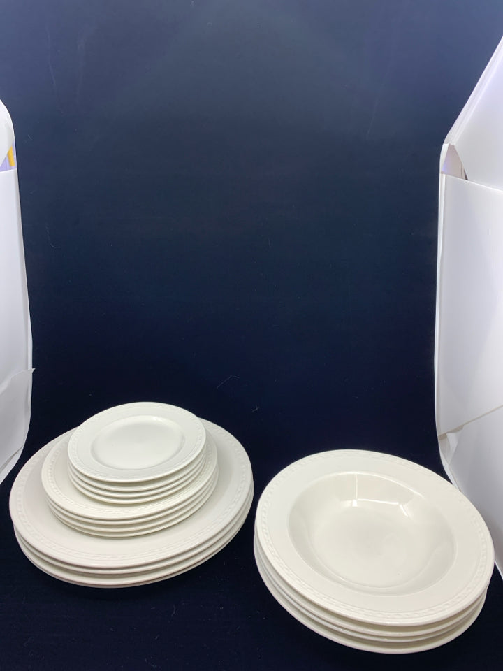 16 PC MERIDIAN BY ONEIDA DISH SET.