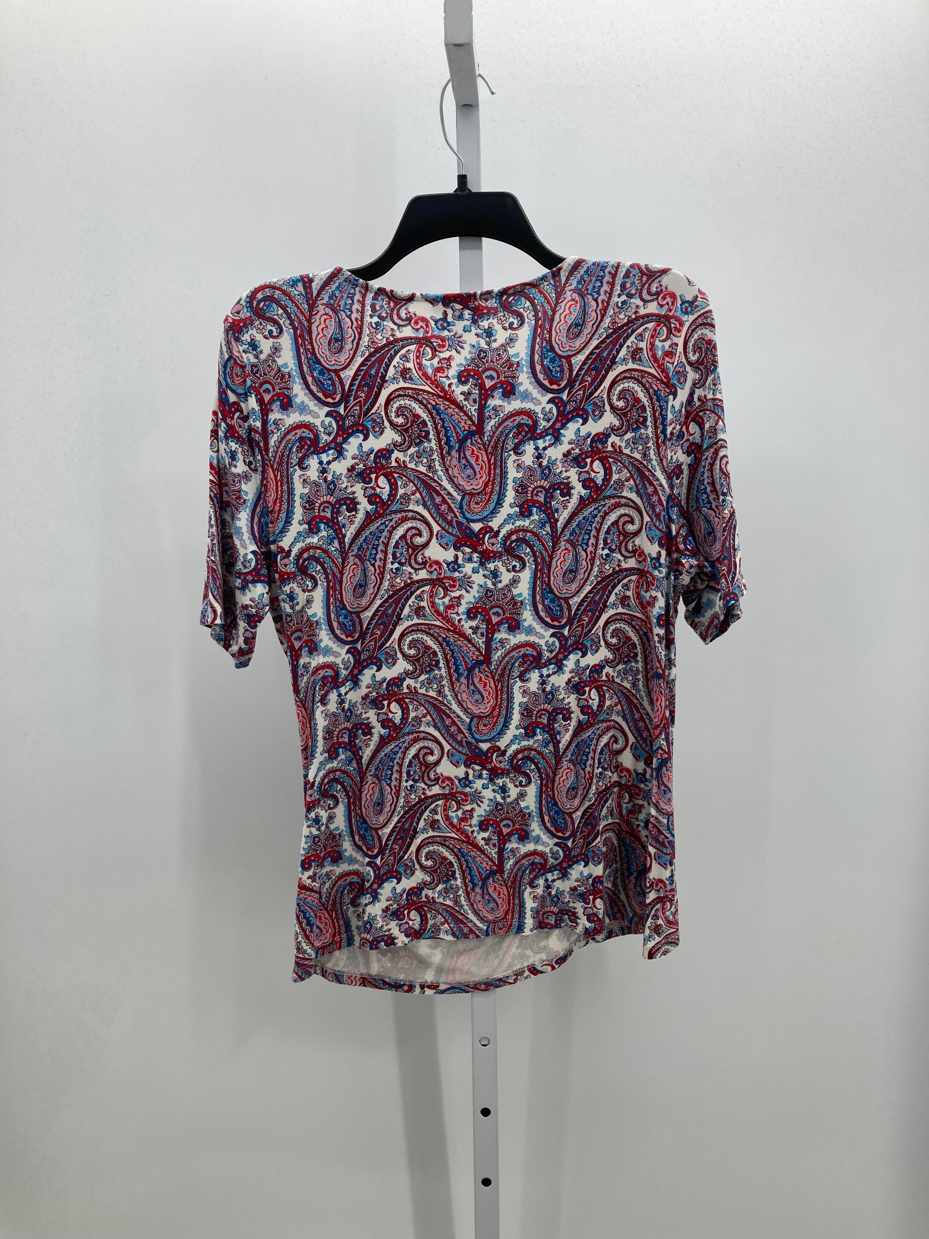 Talbots Size Large Petite Petite Short Sleeve Shirt