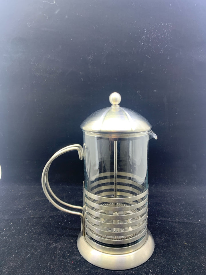 SILVE FRENCH PRESS.