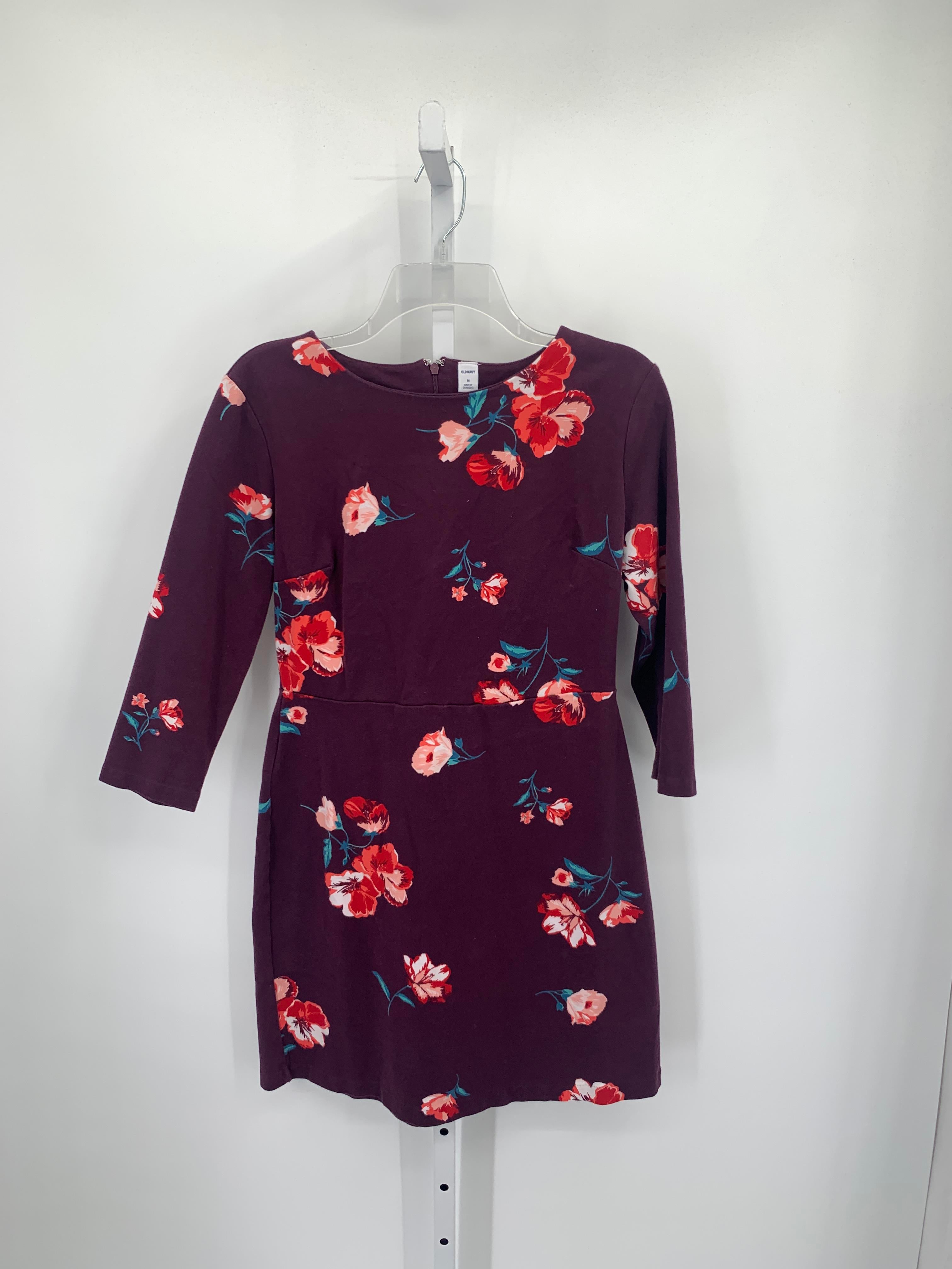 Old Navy Size Medium Misses 3/4 Sleeve Dress