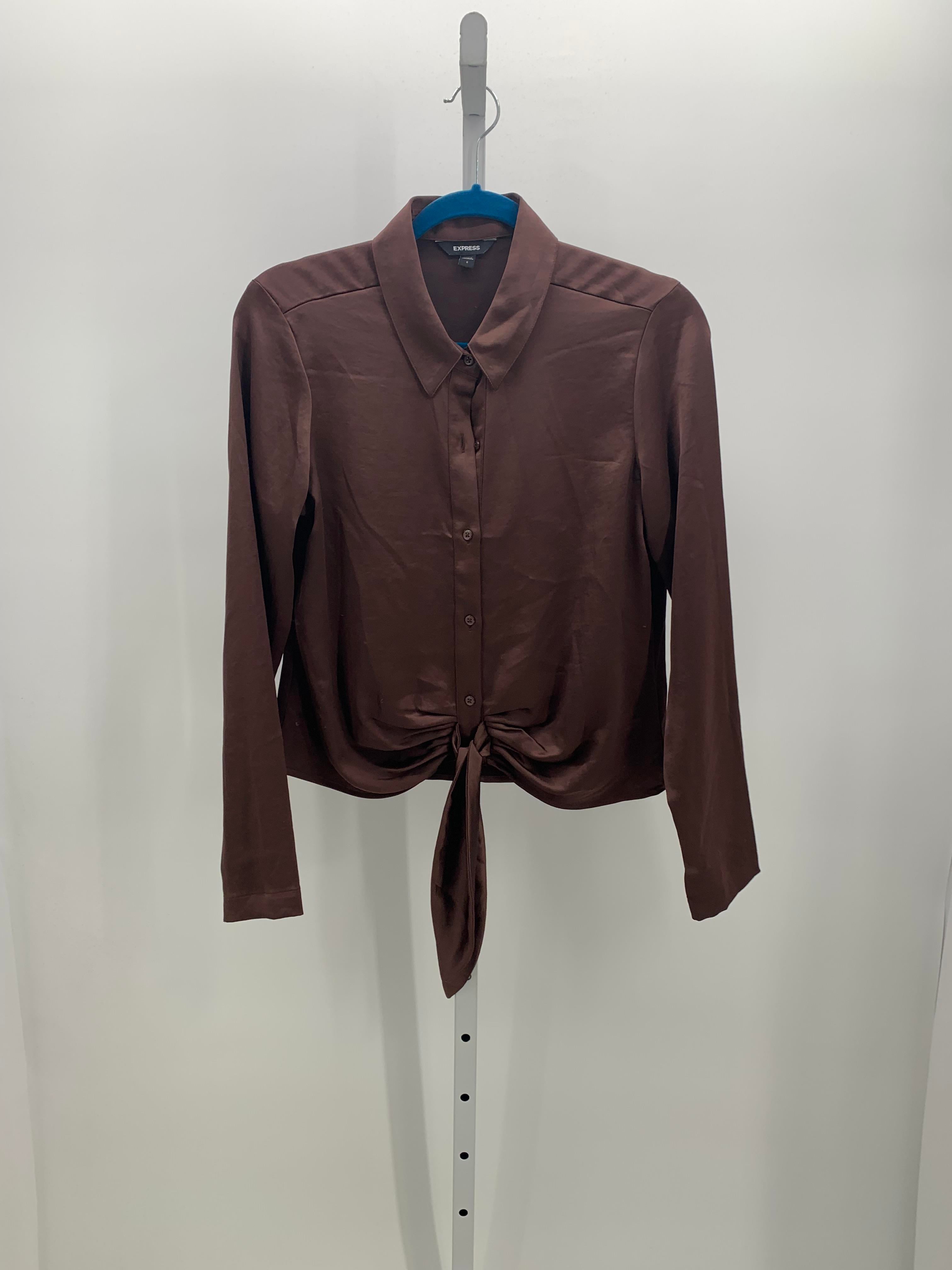 Express Size Small Misses Long Sleeve Shirt