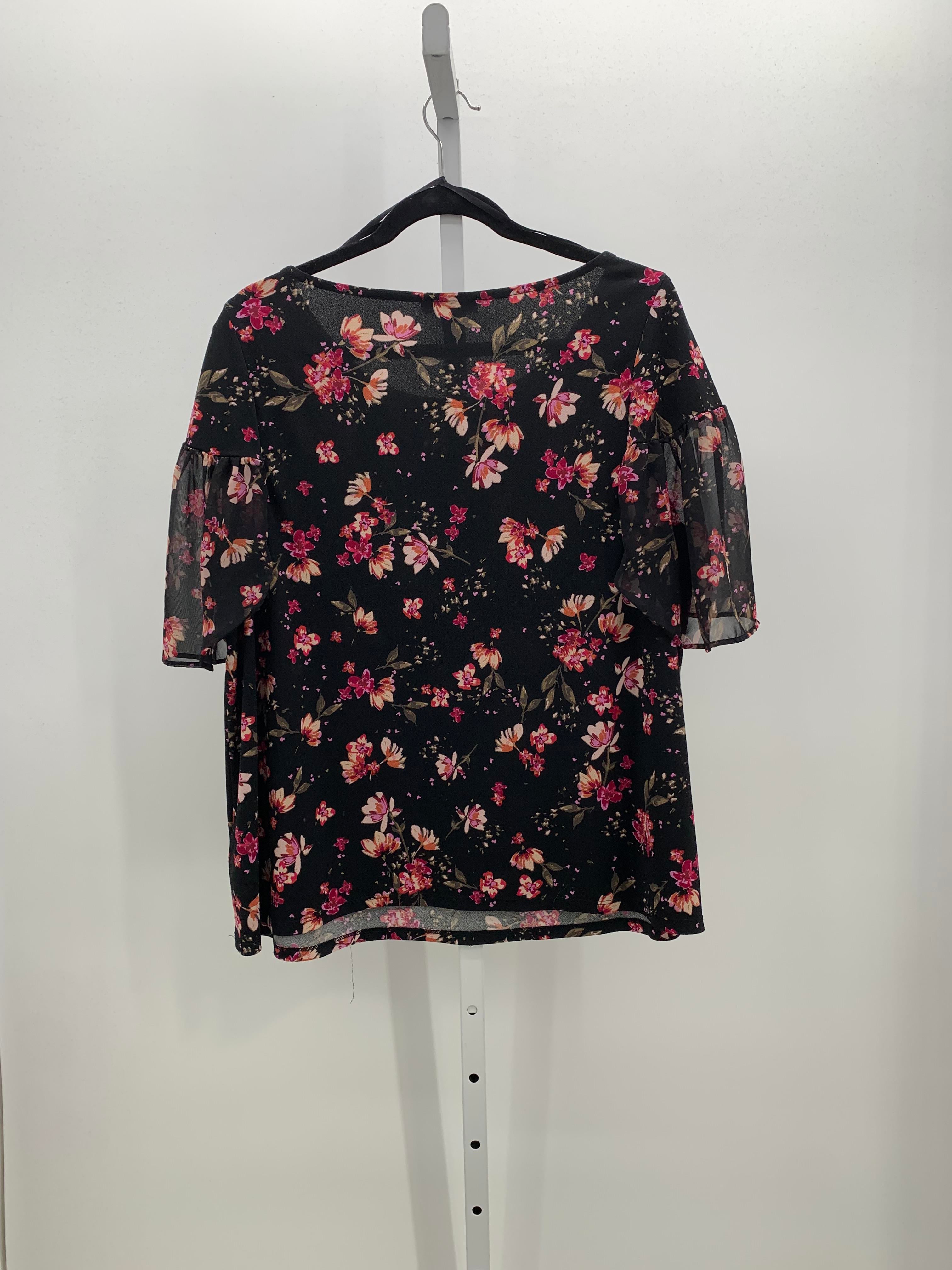 Roz & Ali Size 2X Womens Short Sleeve Shirt
