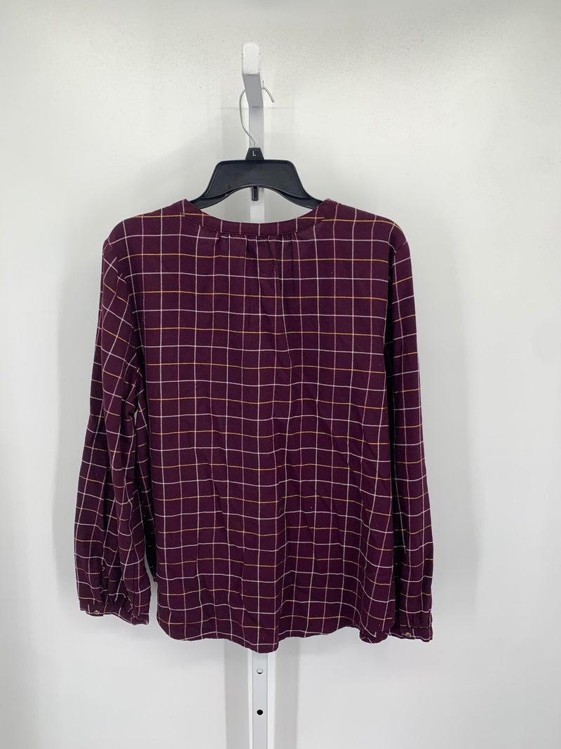 Sonoma Size Extra Large Misses Long Sleeve Shirt