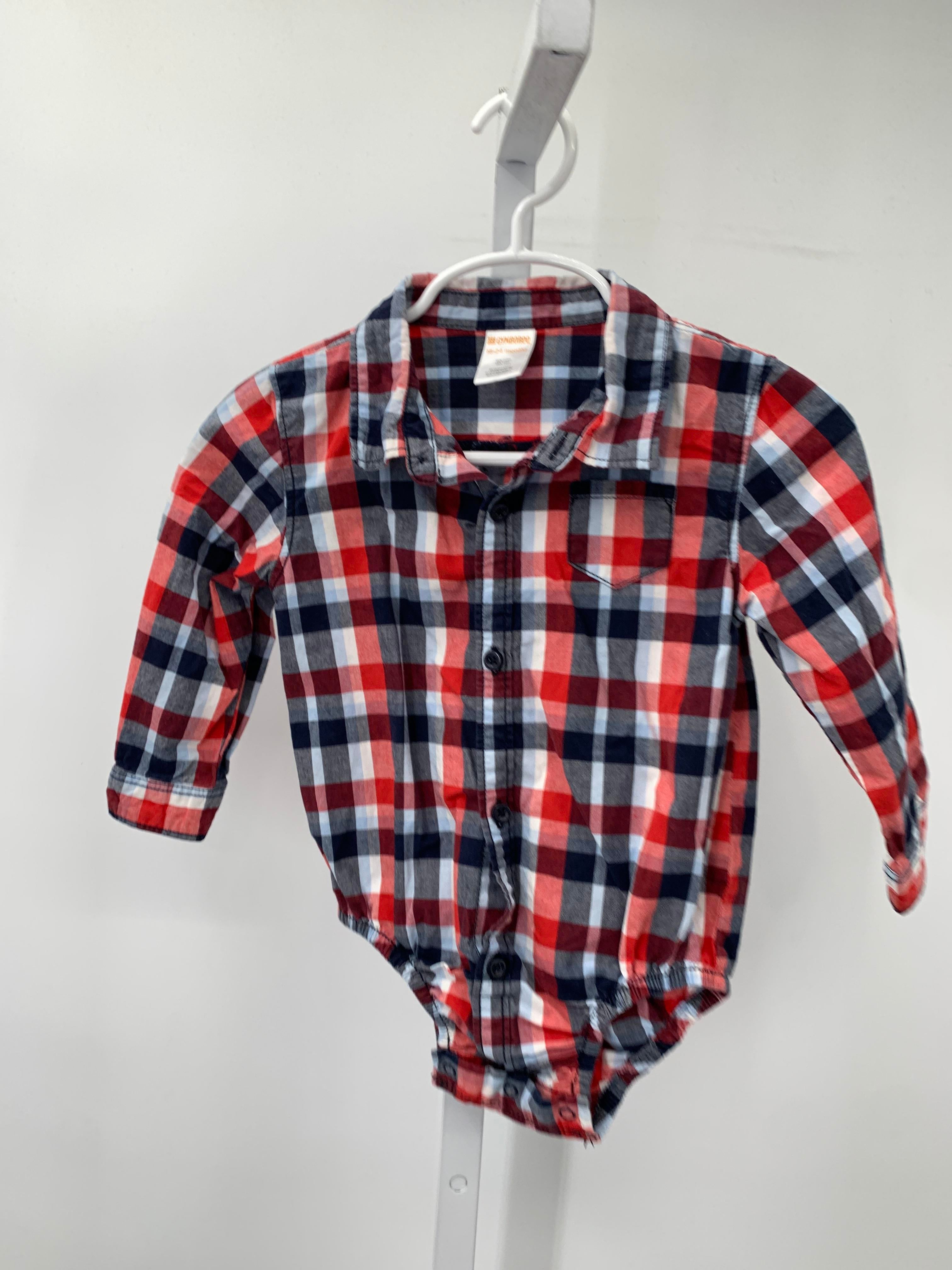 NAVY PLAID BTN DOWN
