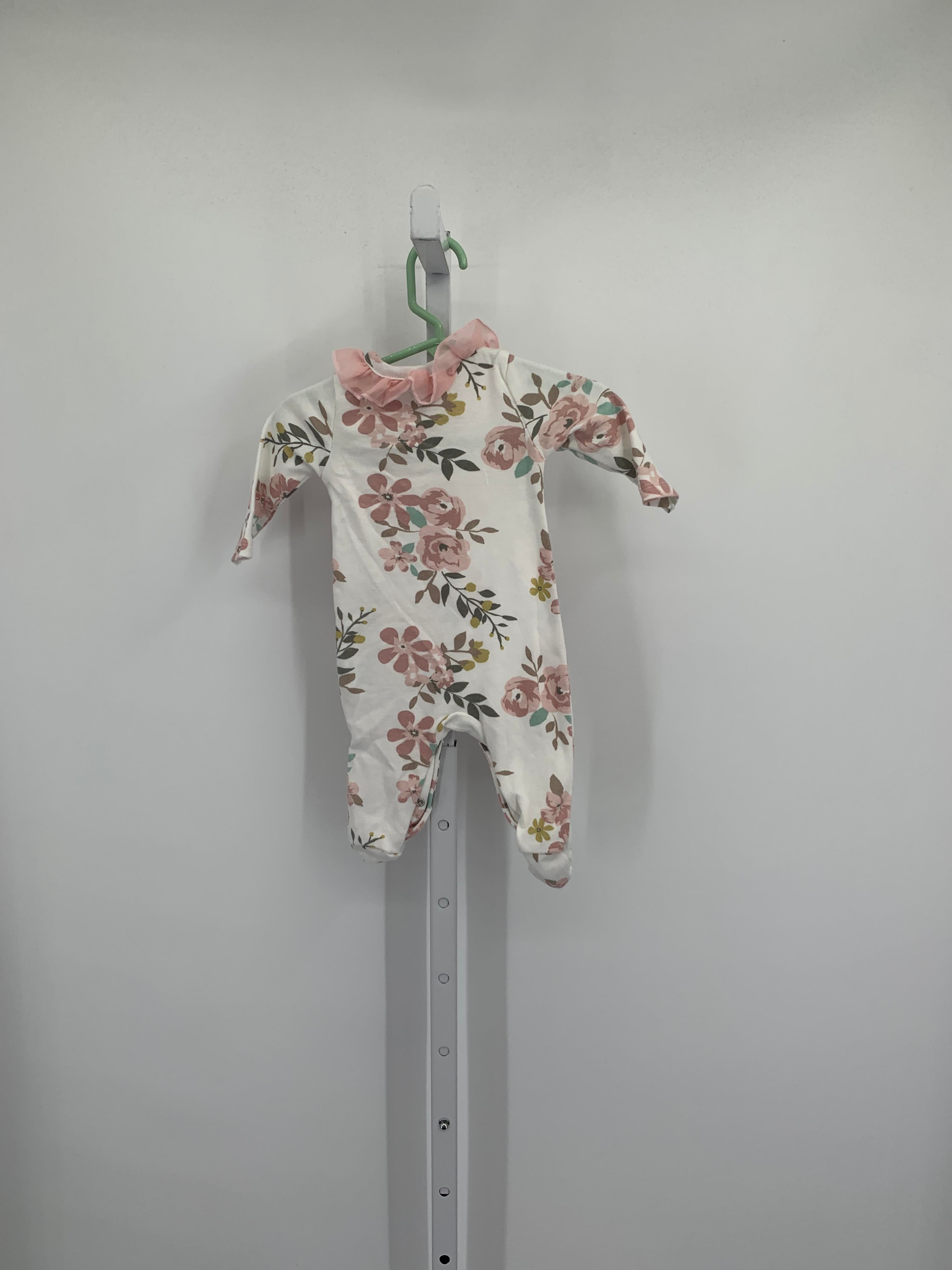 Baby Essentials Size 3 Months Girls Long Slv. Romper