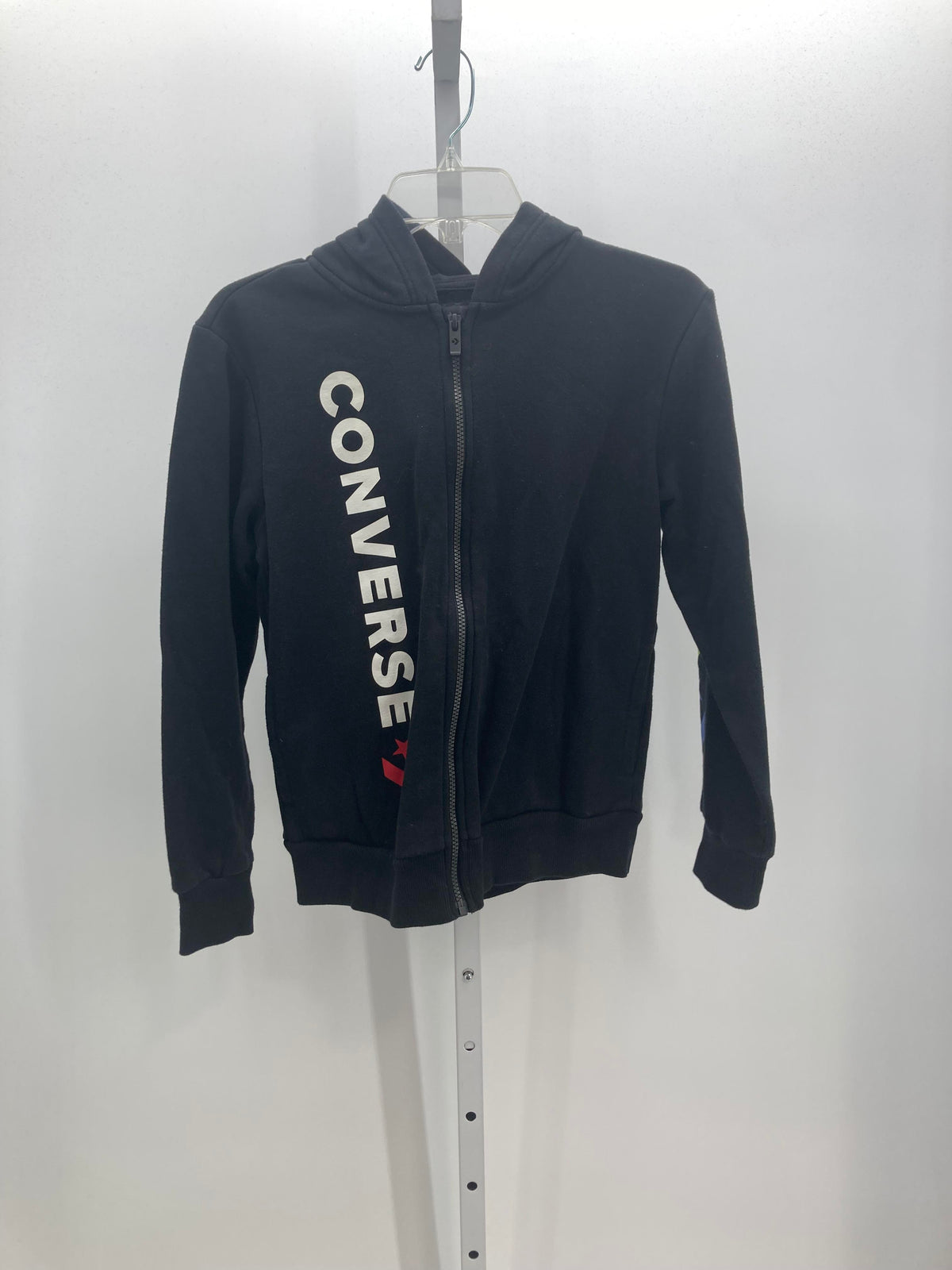 HOODED ZIP KNIT