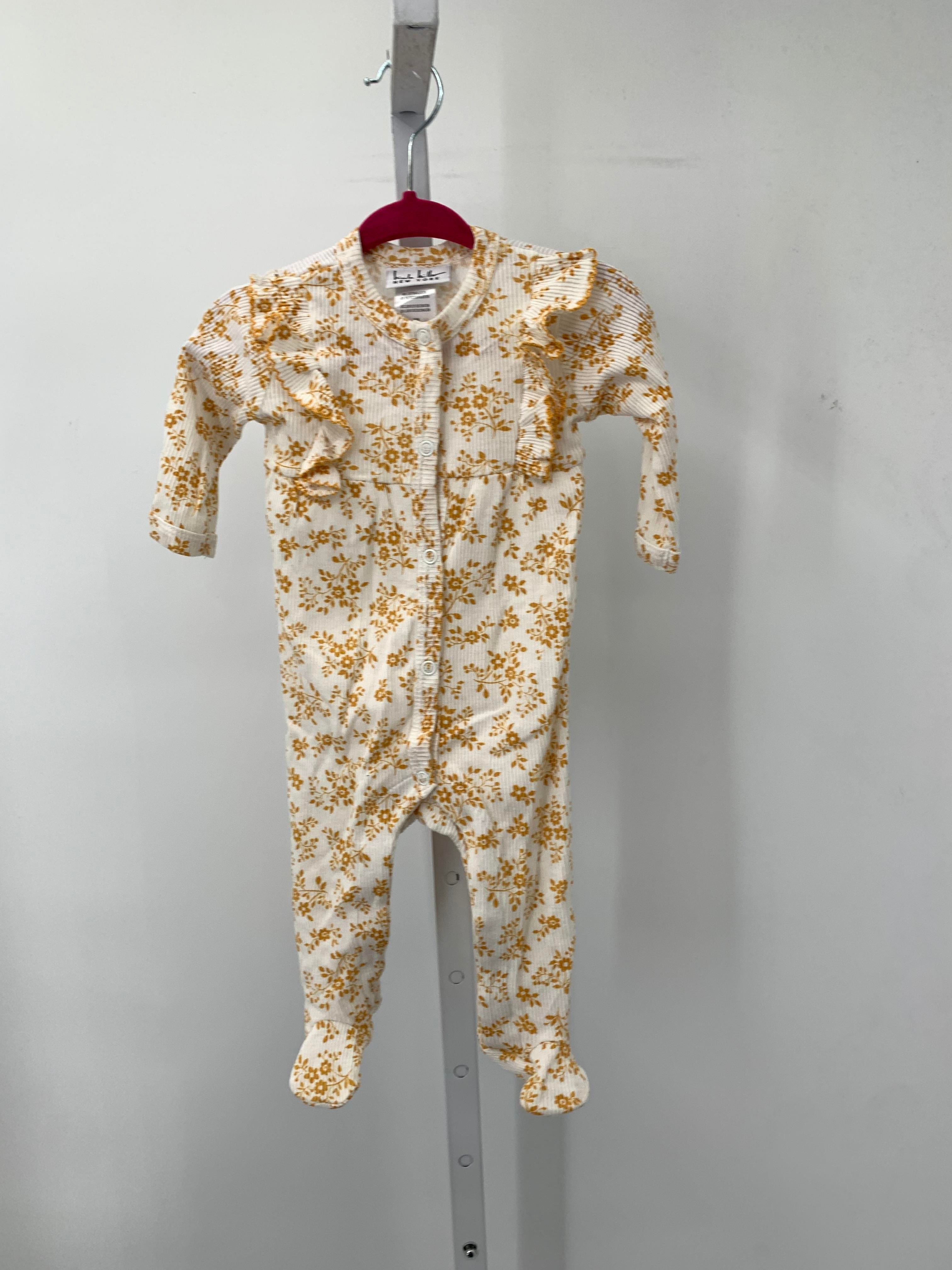 Nicole Miller Size 3-6 Months Girls Long Slv. Romper