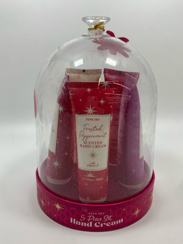 NIB 5 PC HAND CREAM SET.