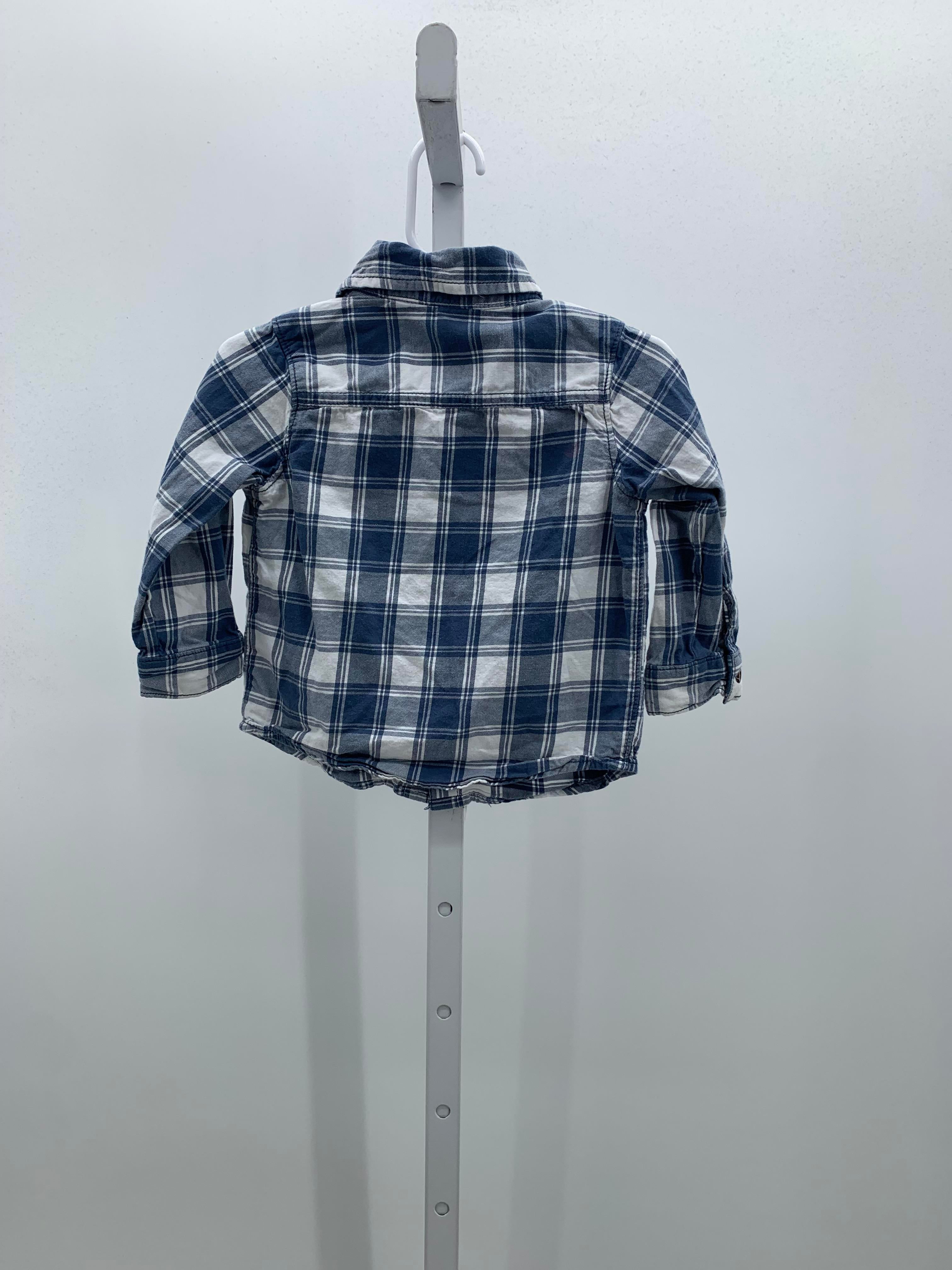 BLUE/WHITE PLAID
