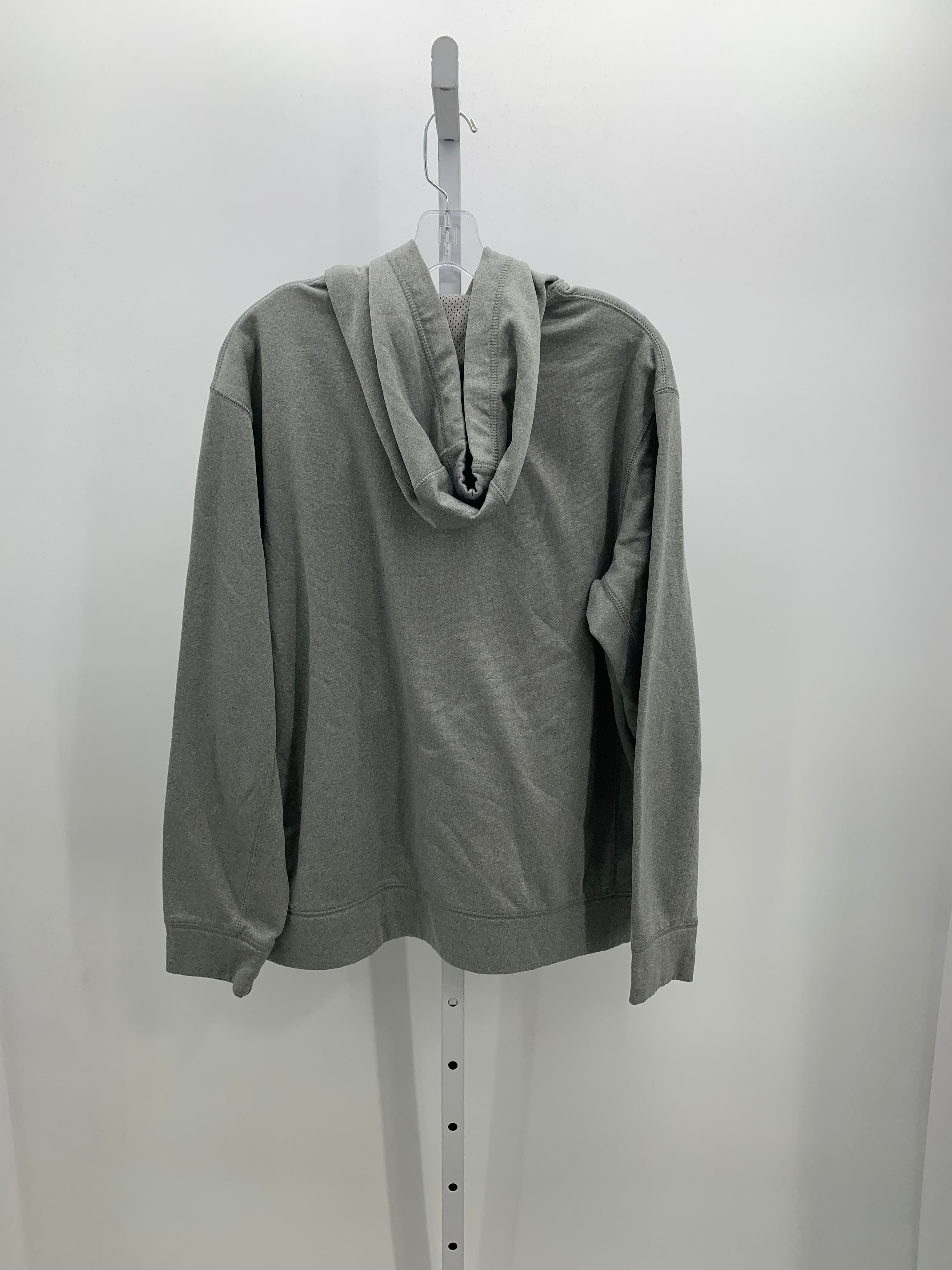 BLUE LOGO KNIT HOODED