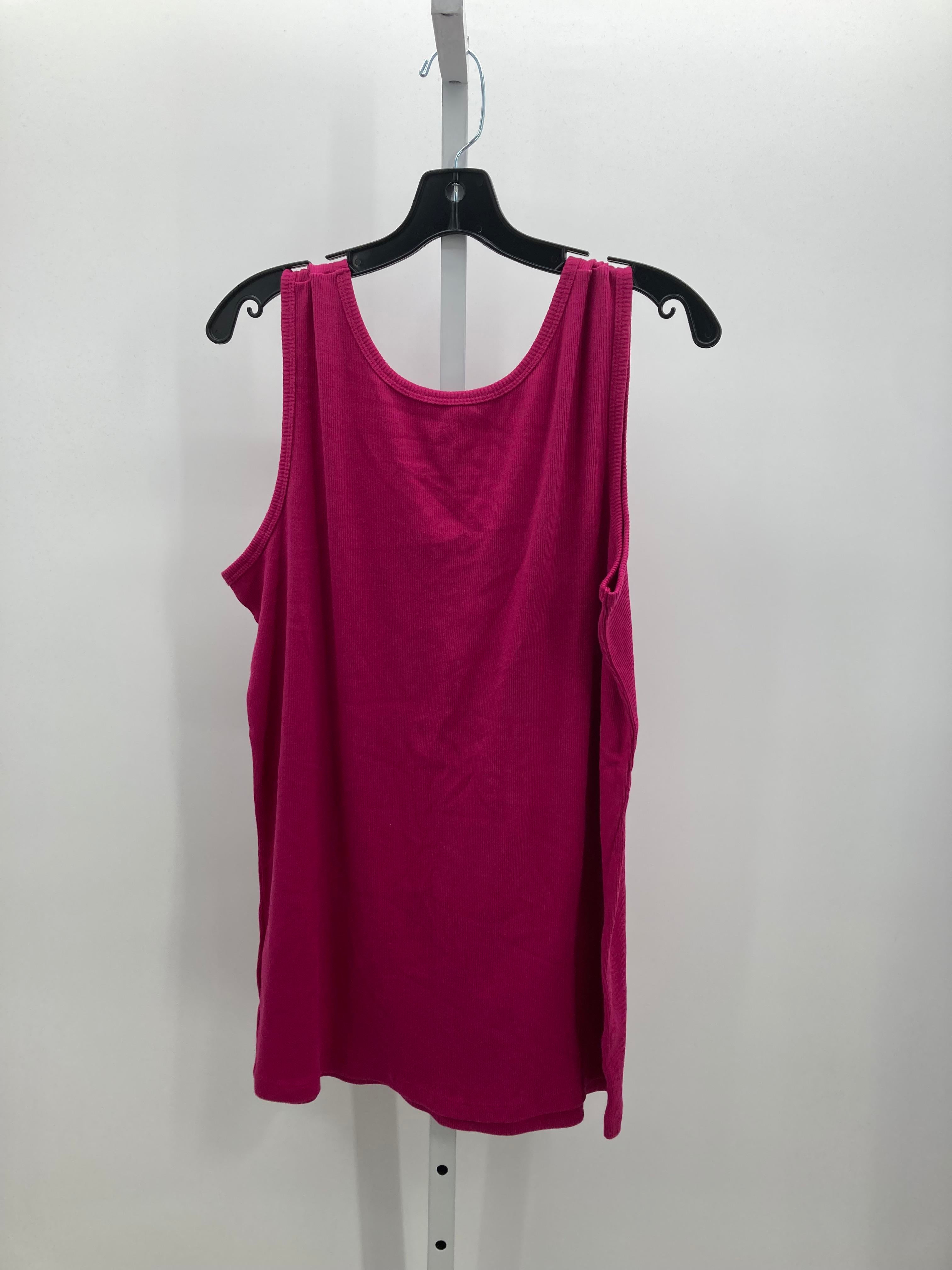 New Additions Magenta Size XXL Maternity Tank