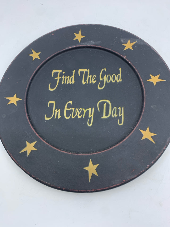 FIND THE GOOD- PRIMITIVE PLATE.