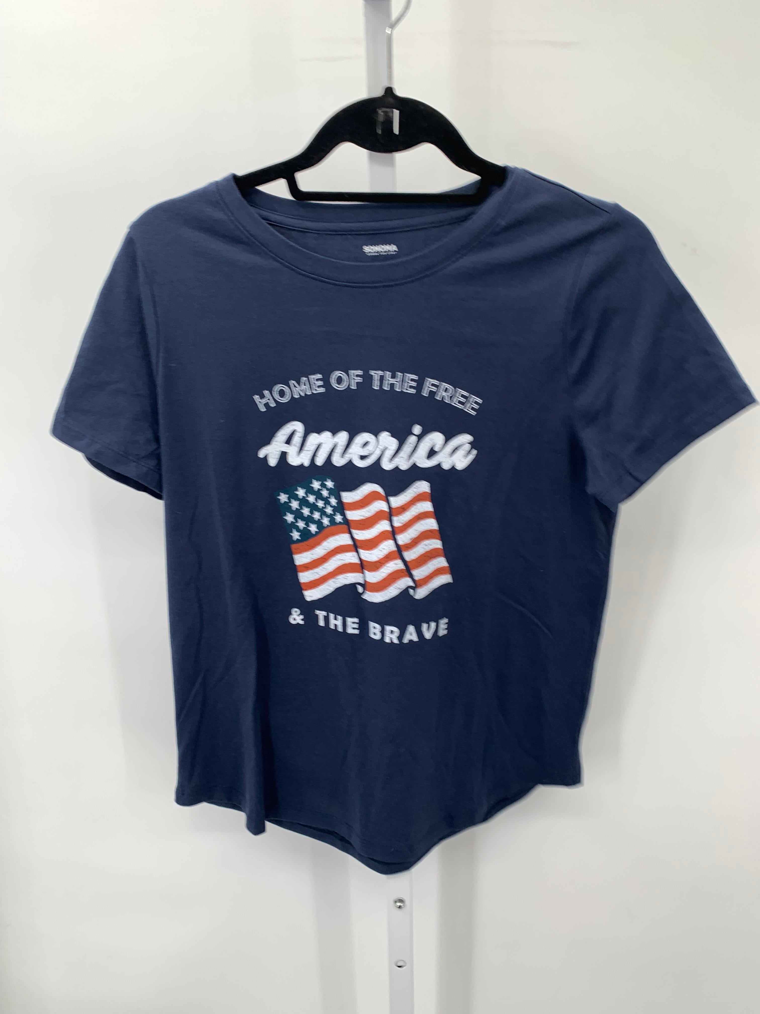Sonoma Size Small Misses Short Sleeve Shirt
