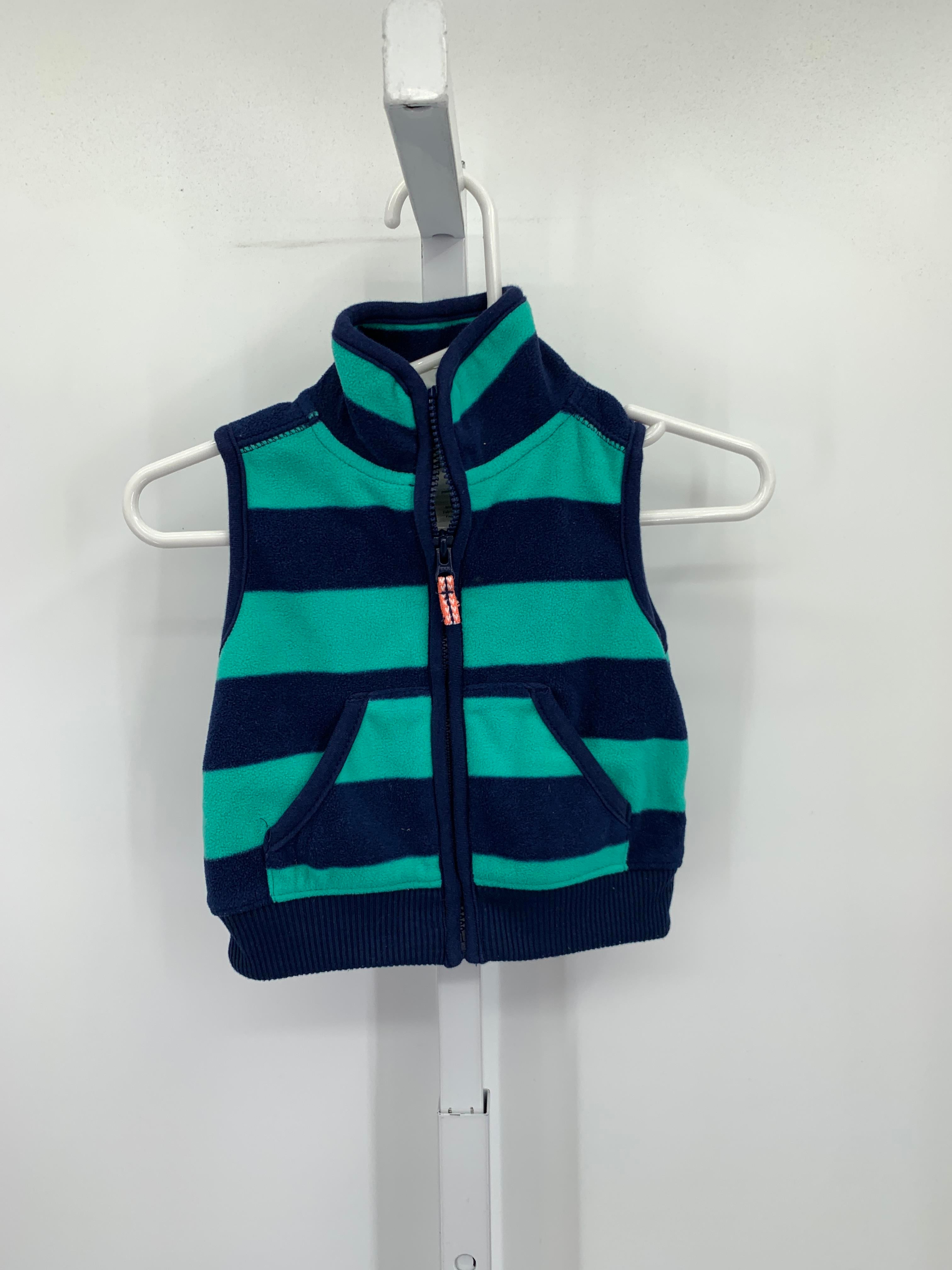 TEAL STRIPES FLEECE