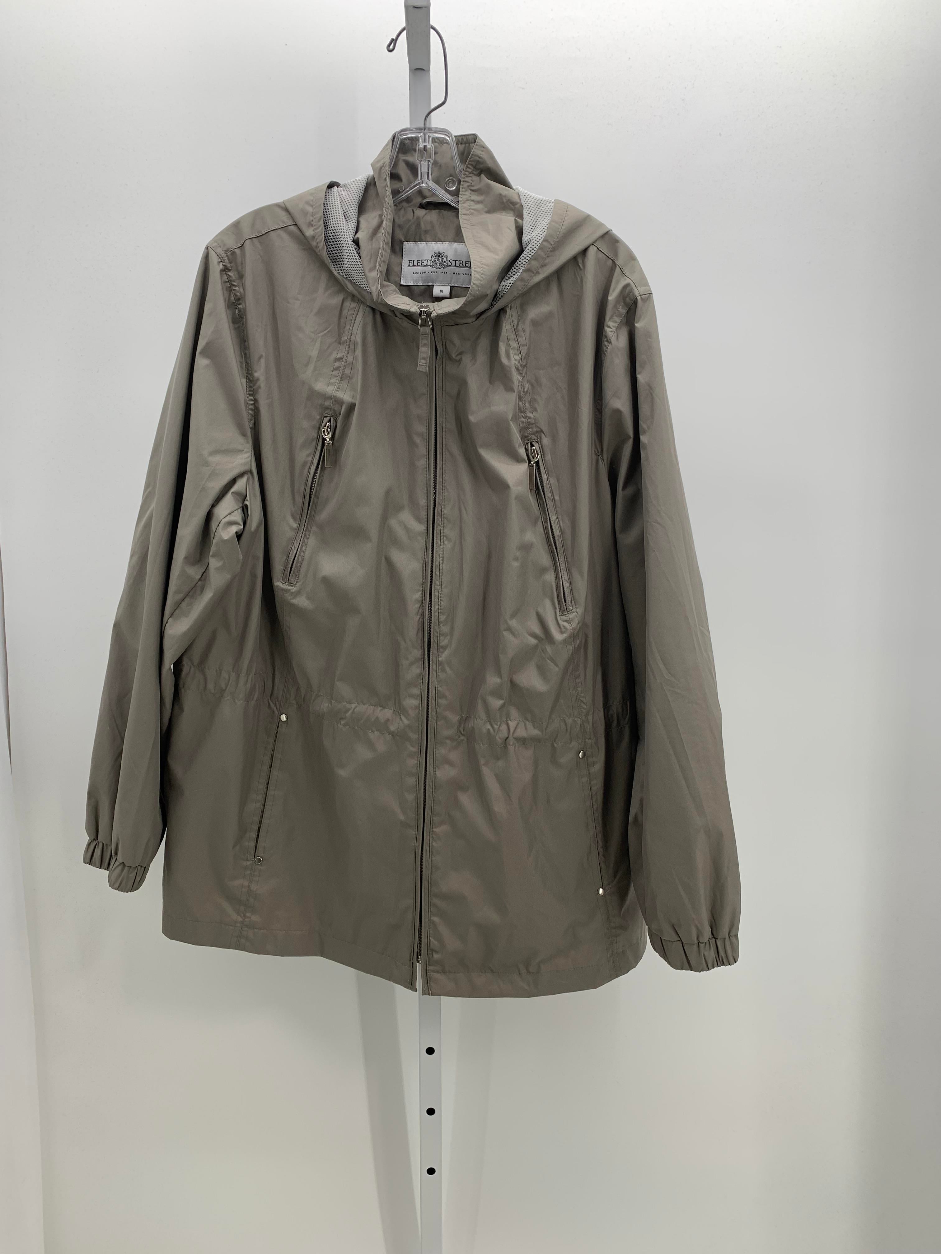 Fleet Street Size 1X Womens Lightweight Jacket