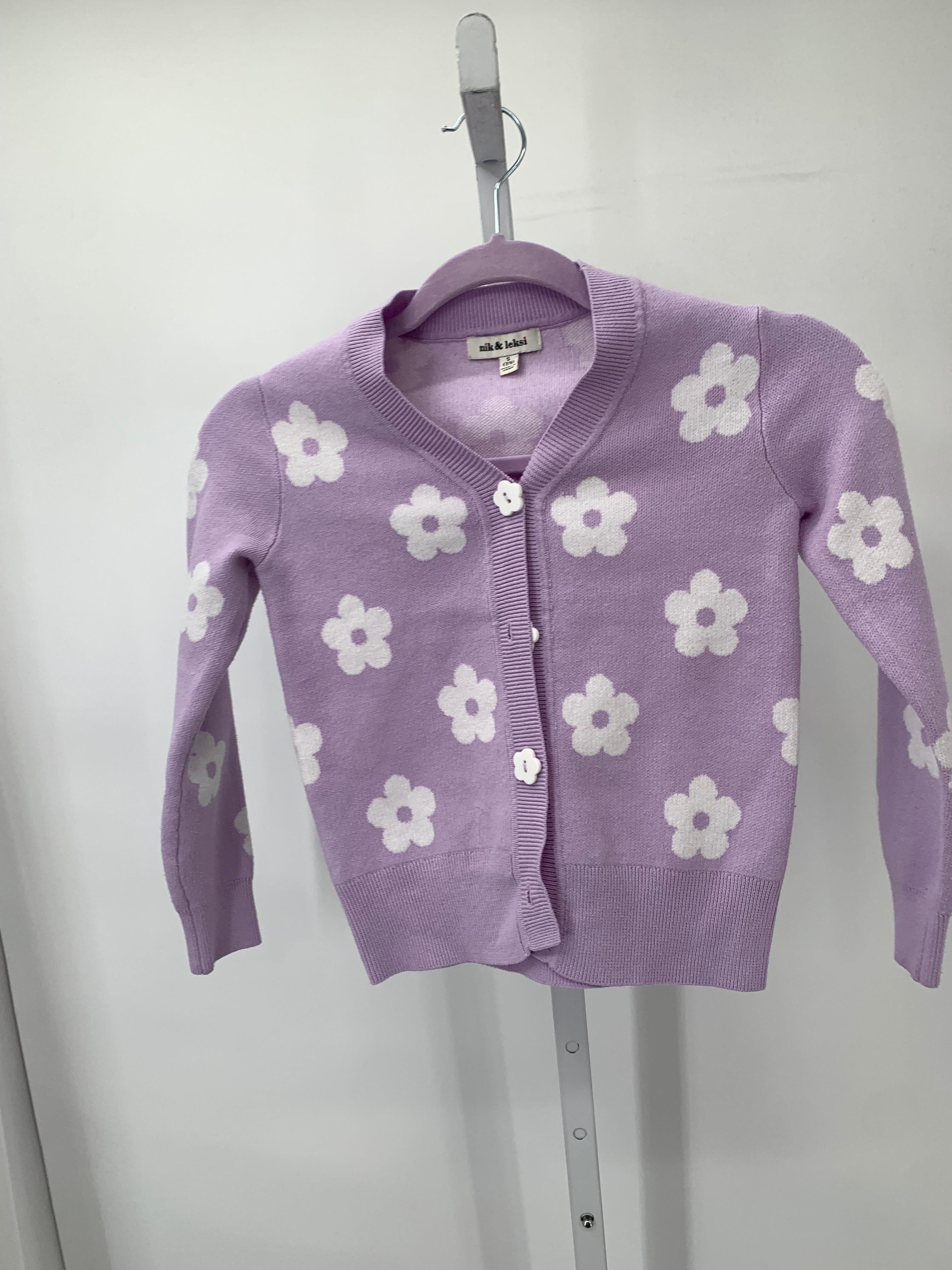 Size 7-8 Girls Long Sleeve Sweater
