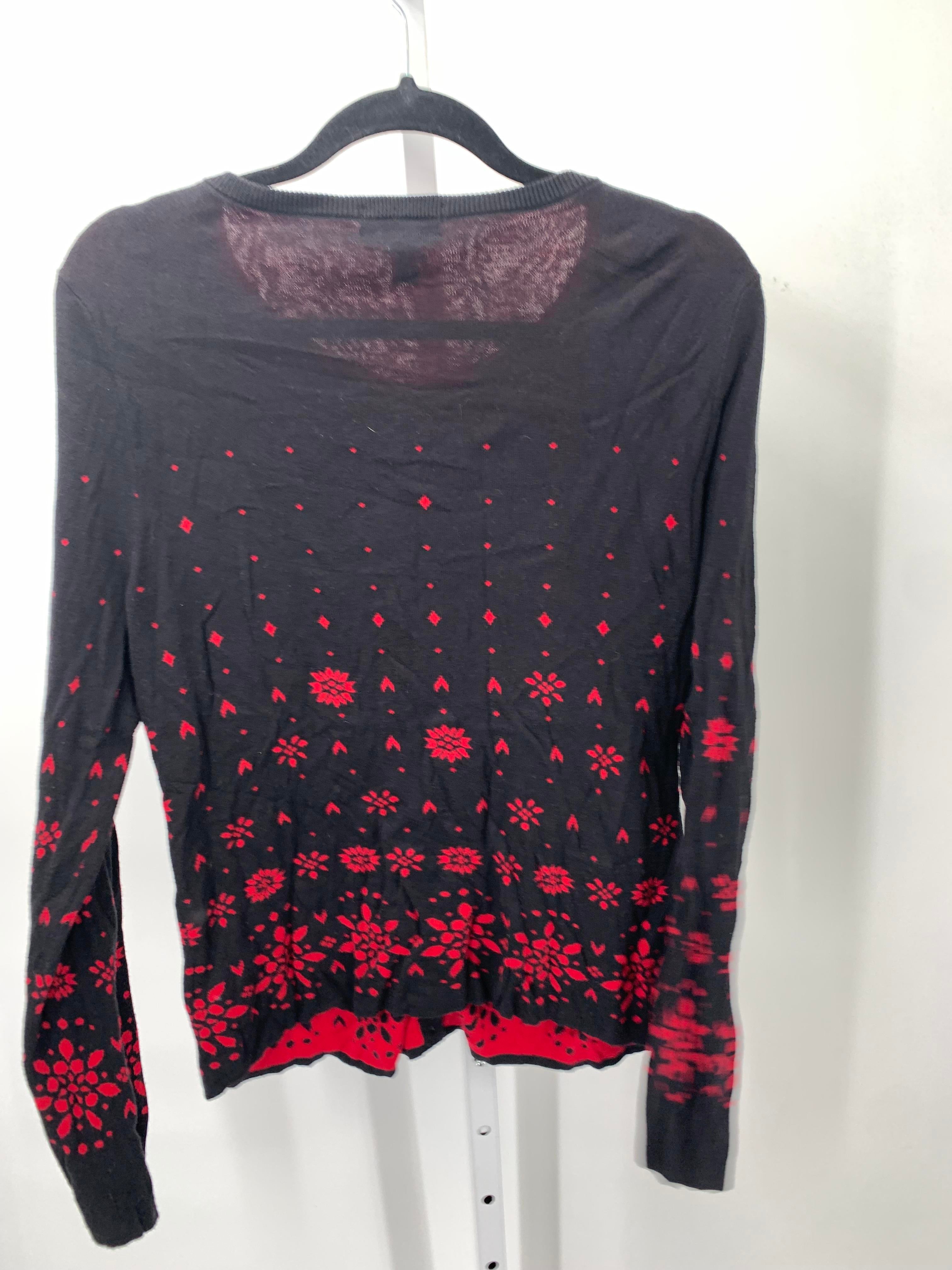 Lands End Size Medium Misses Long Slv Sweater