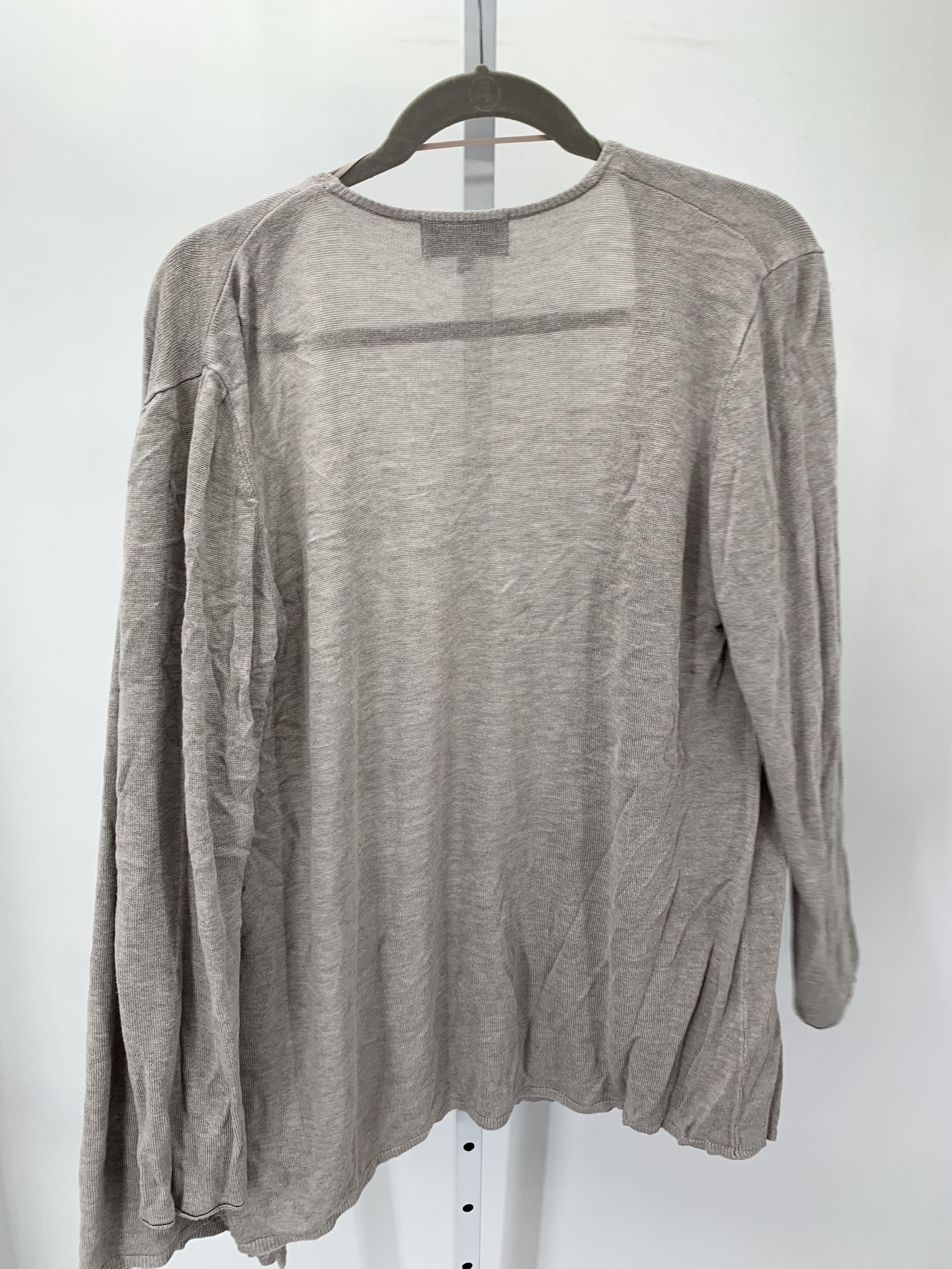 Joan Vass Size Extra Large Misses Cardigan