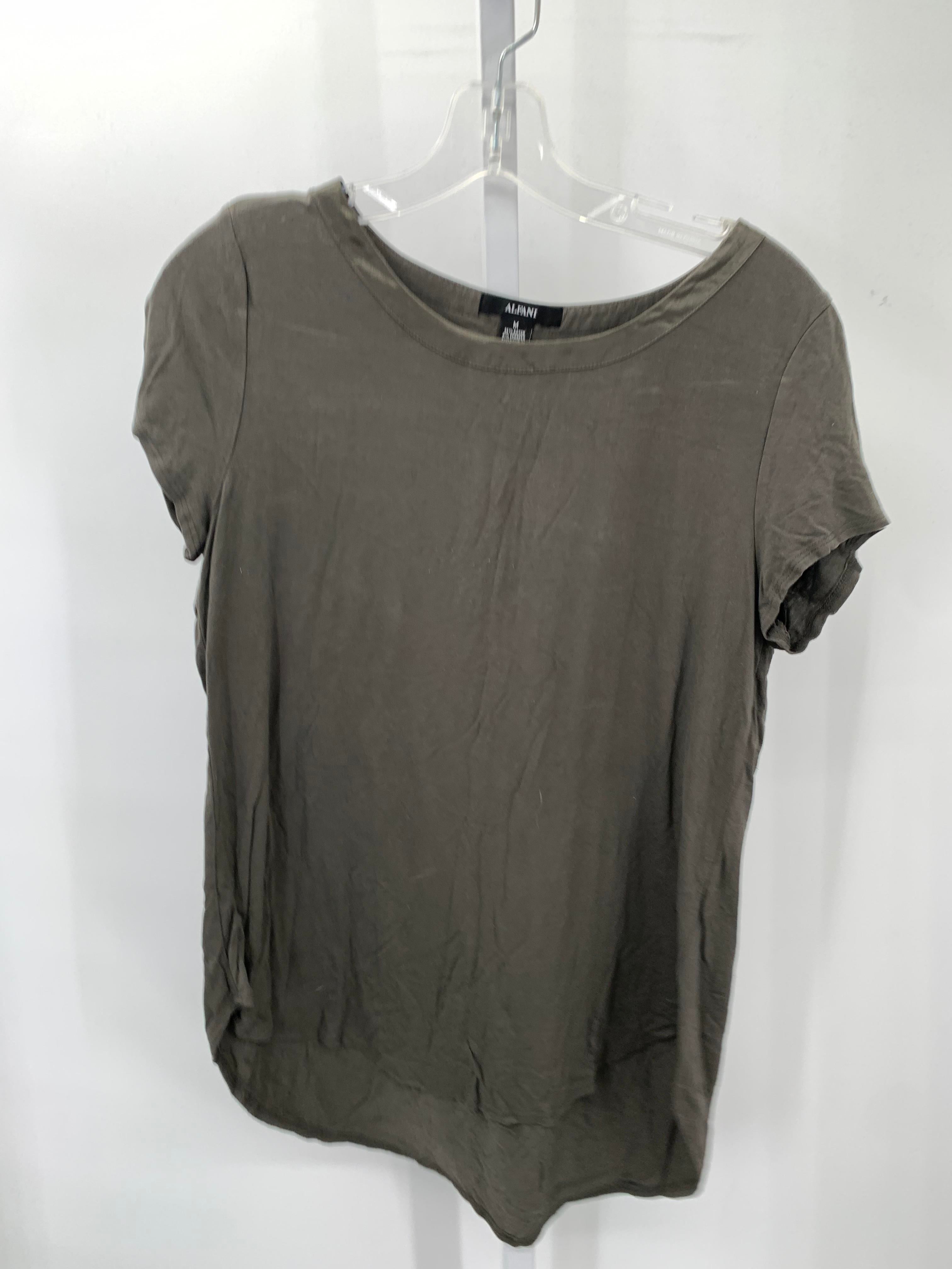 Alfani Size Medium Misses Short Sleeve Shirt