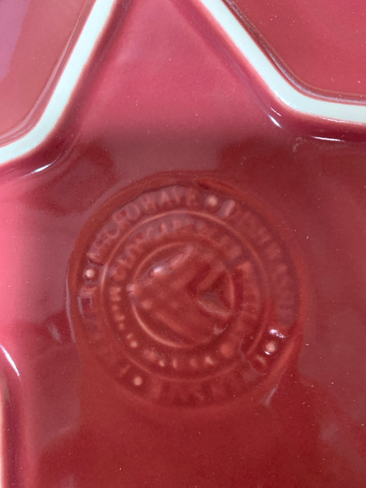 NIB LONGABERGER STAR PLATE.