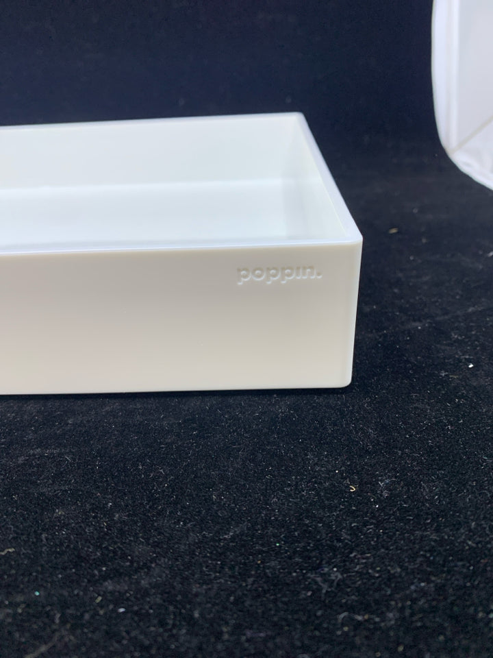 WHITE LETTER TRAY.