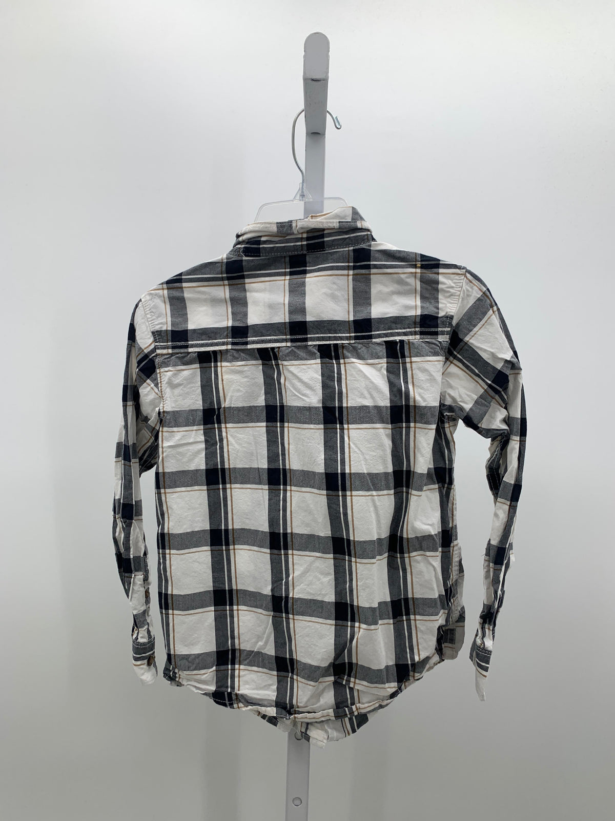 GREY BROWN PLAID