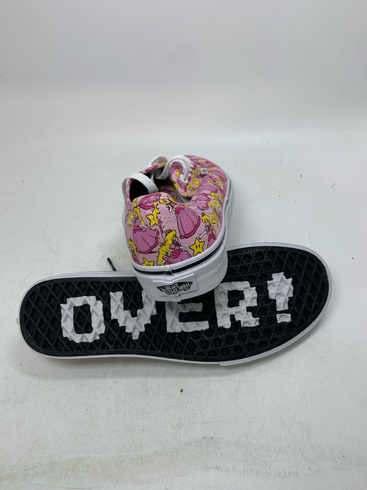 Vans Nintendo Princess Peach Shoes (Men-7.5, Women-9)- New With Tags