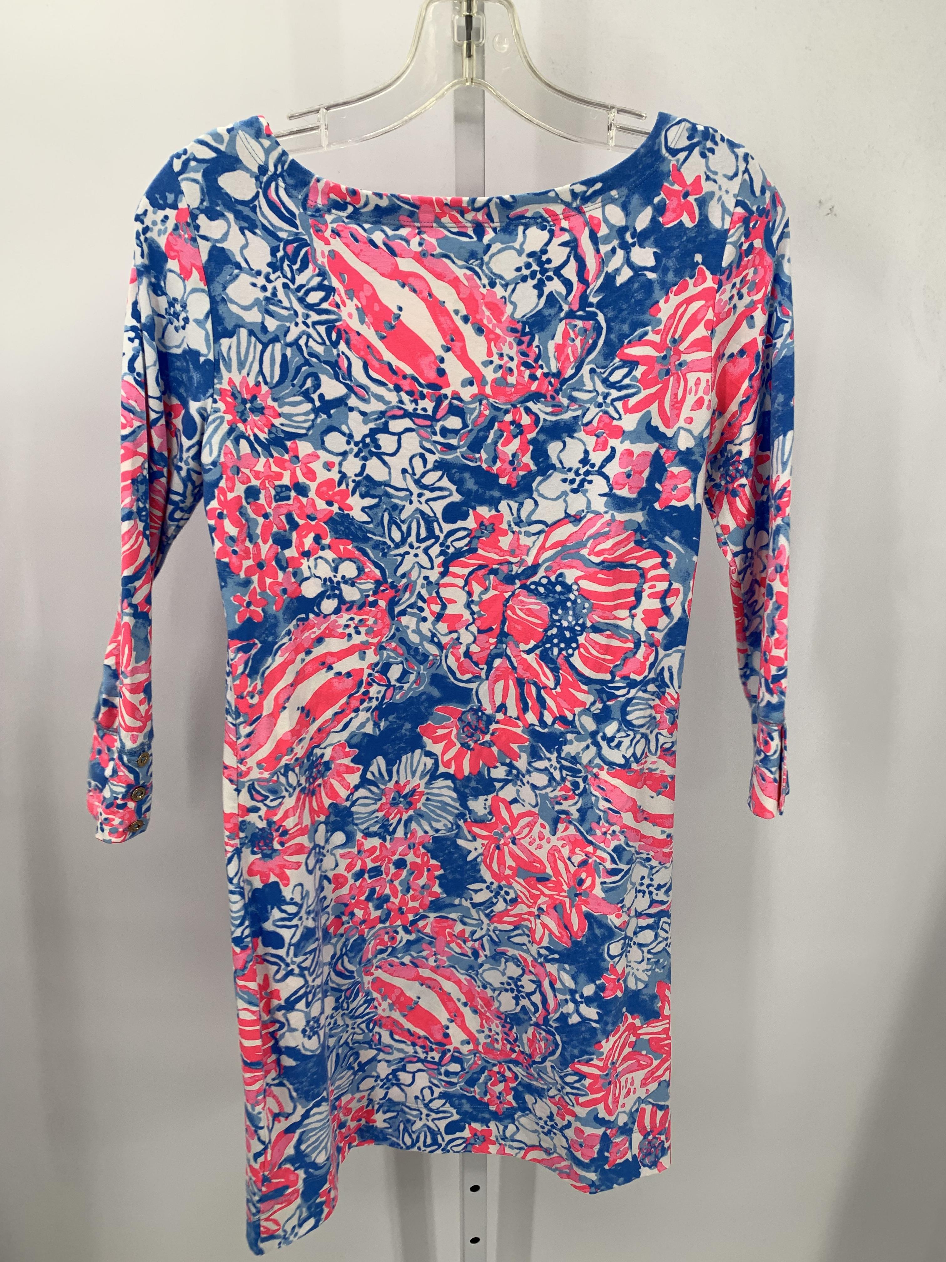 Lilly Pulitzer Size X Small Misses 3/4 Sleeve Dress