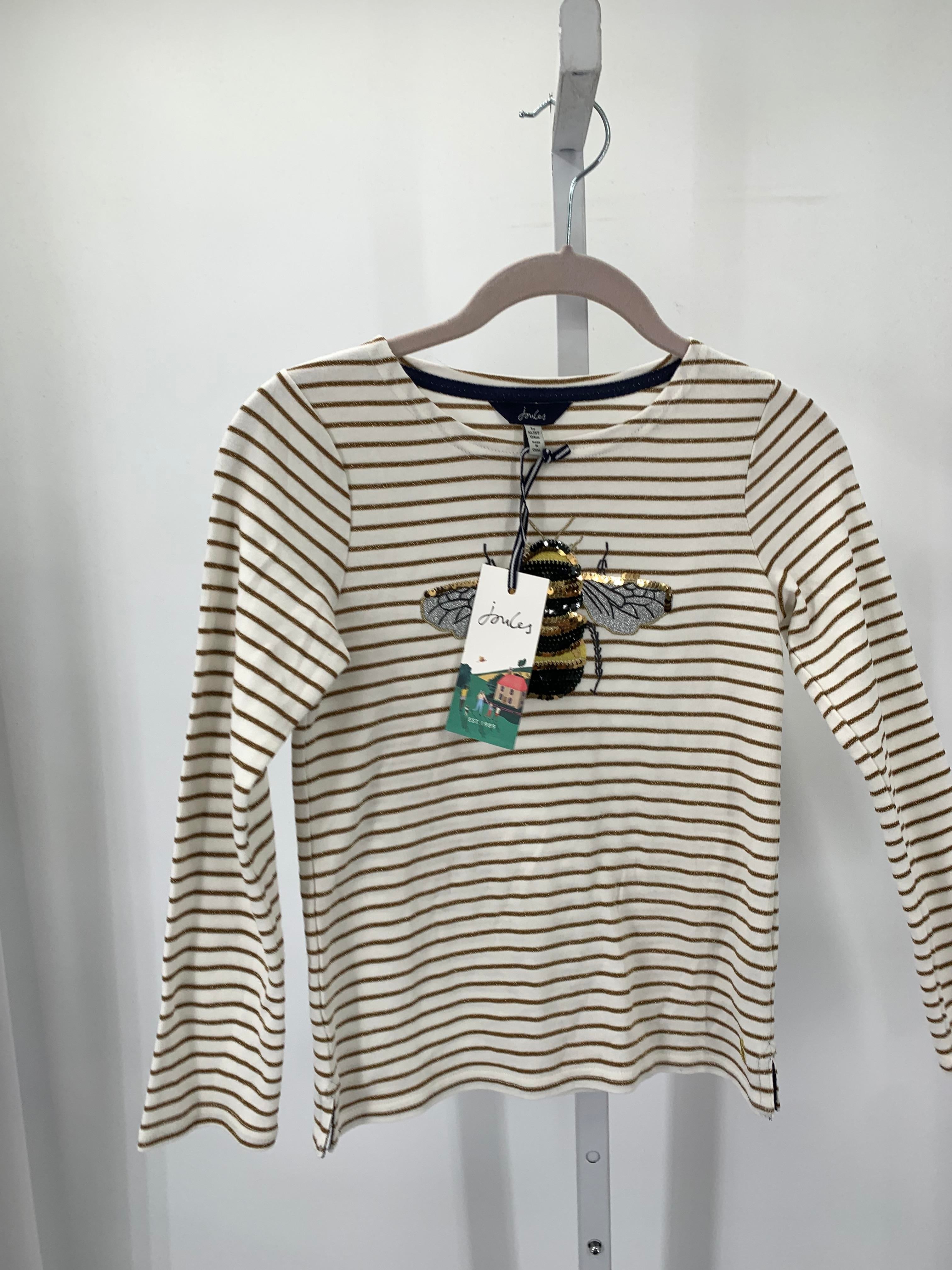Joule Size 9 Girls Long Sleeve Shirt