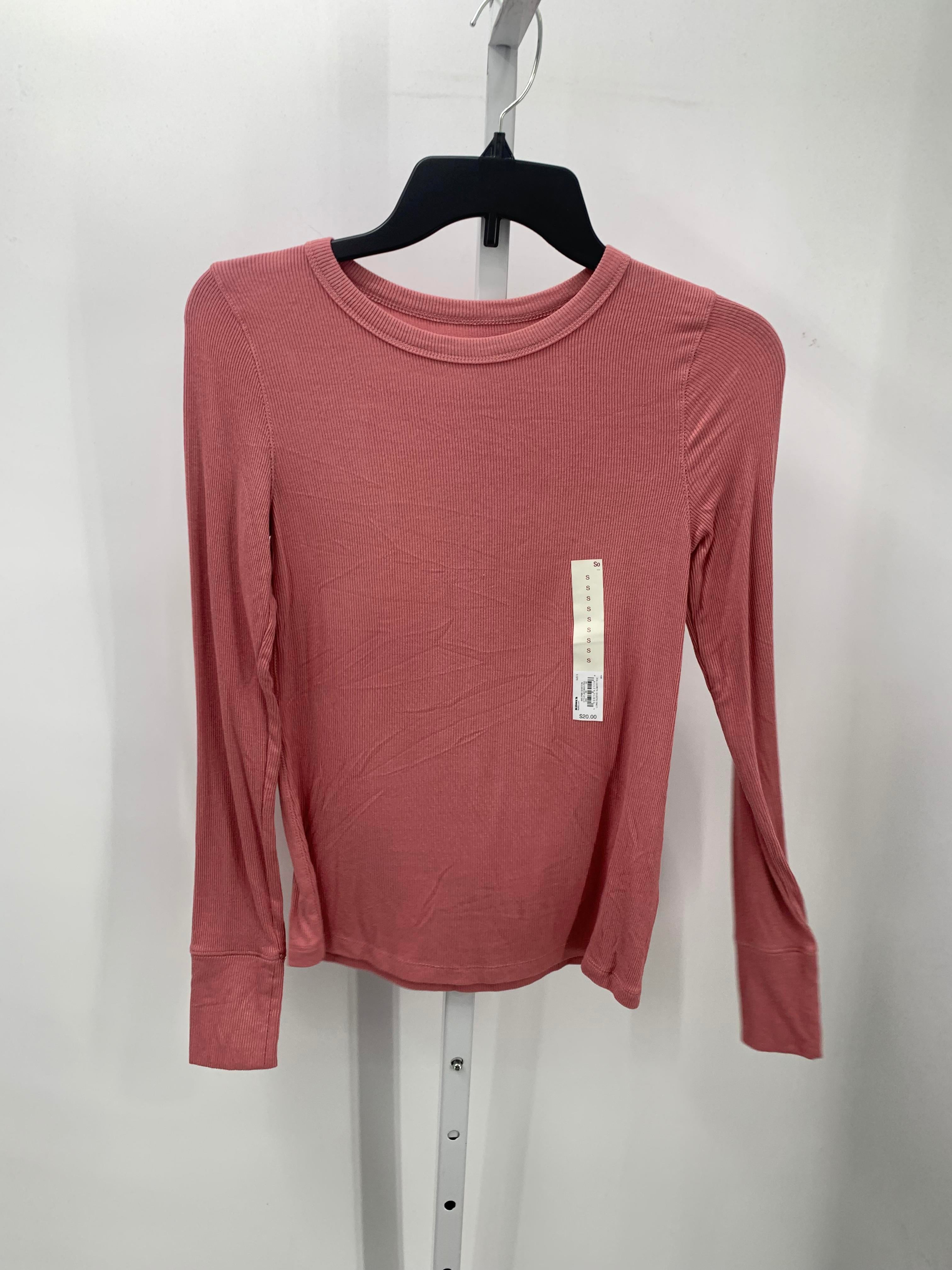SO Size Small Juniors Long Sleeve Shirt