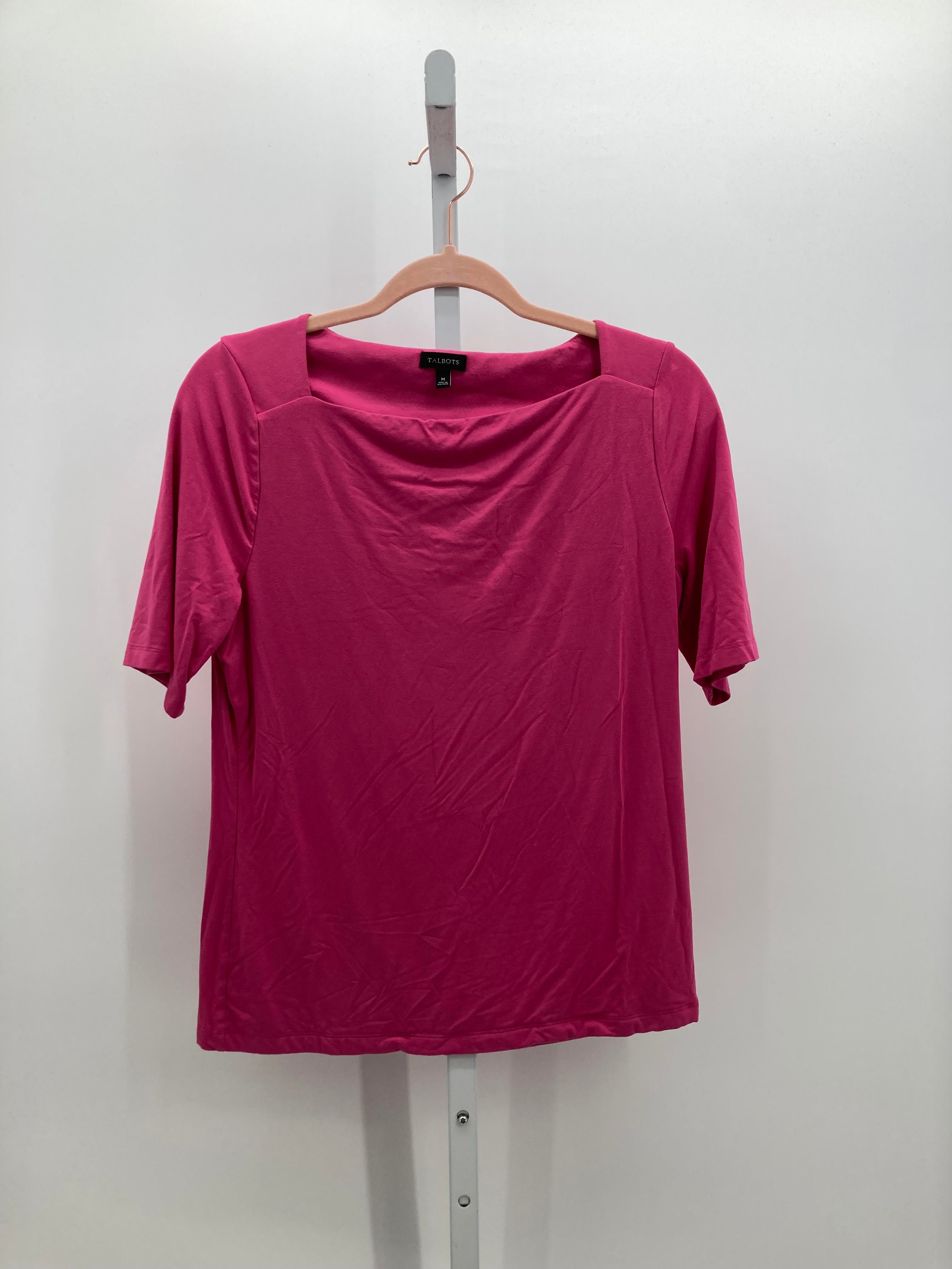Talbots Size Medium Misses Short Sleeve Shirt