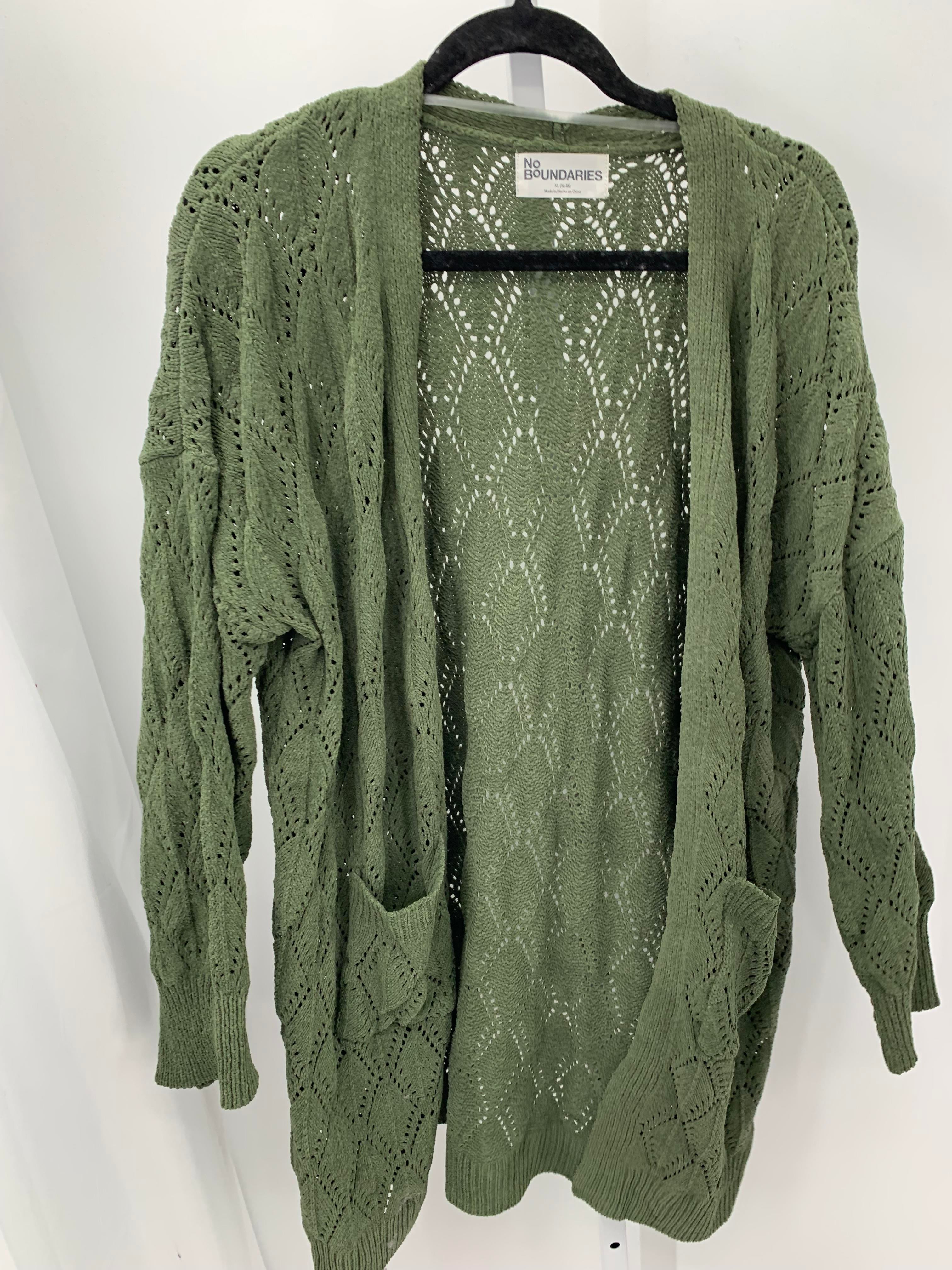 No Boundries Size Extra Large Juniors Cardigan