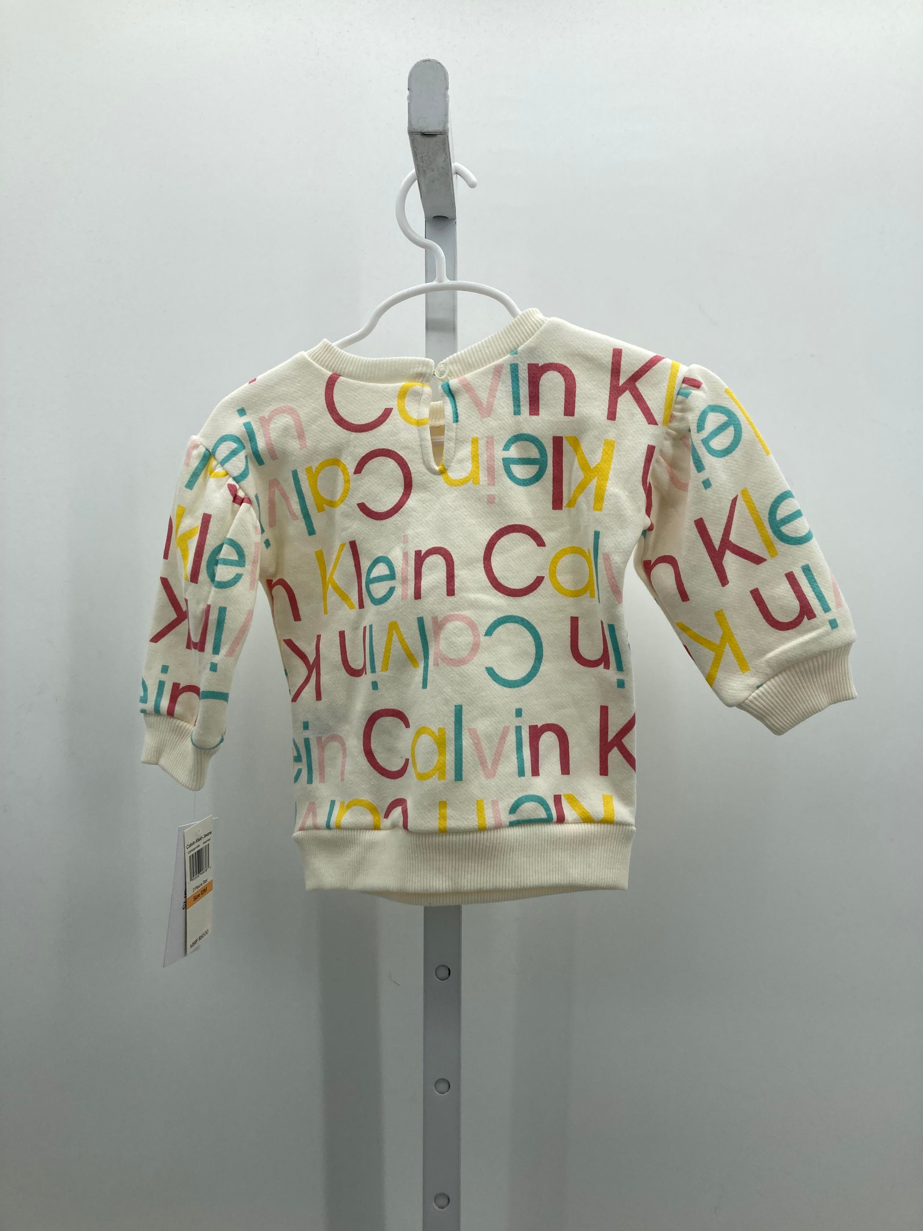 Calvin Klein Size 12 Months Girls Long Sleeve Shirt