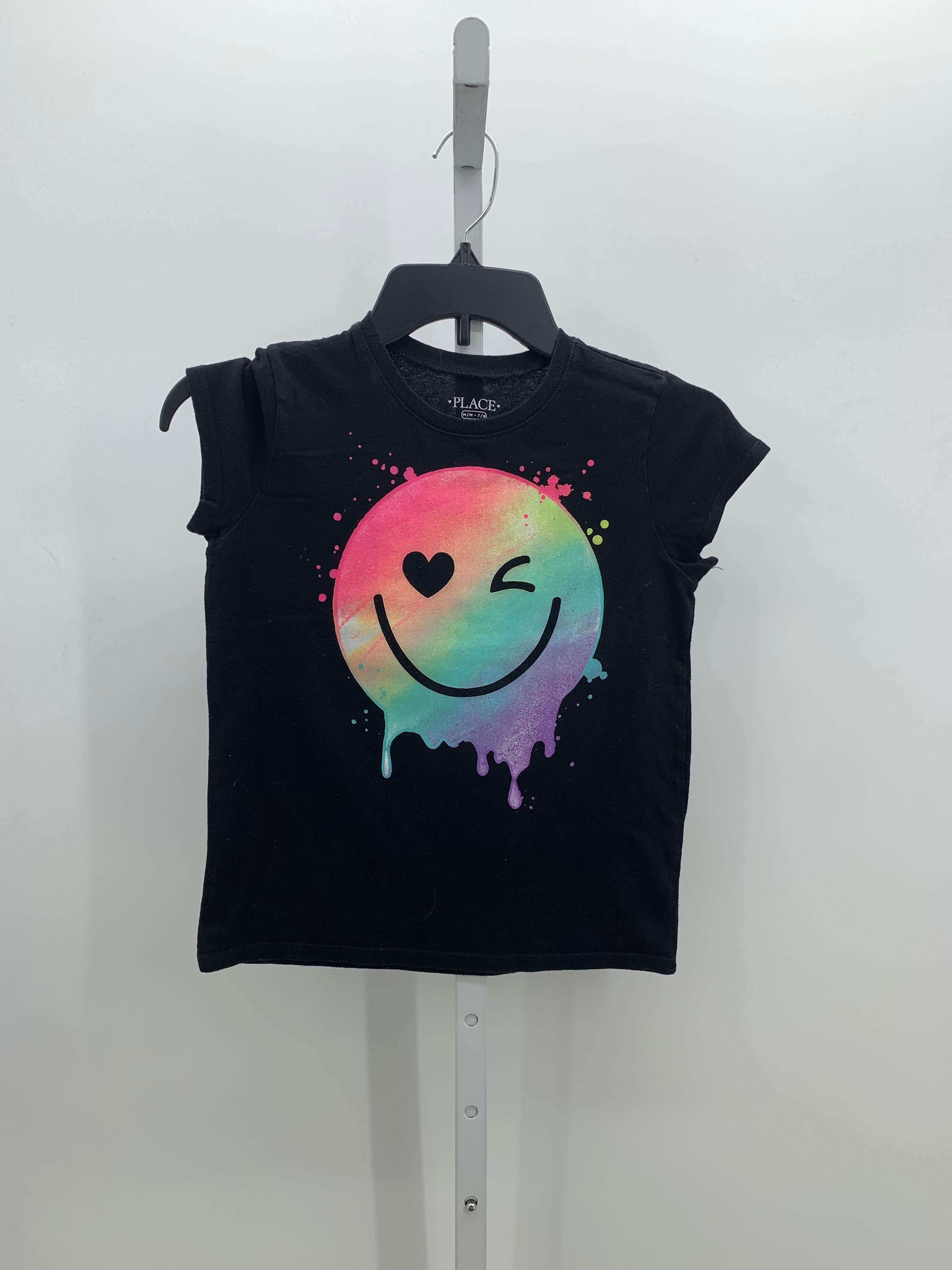 Children's Place Size 7-8 Girls Short Sleeve Shirt