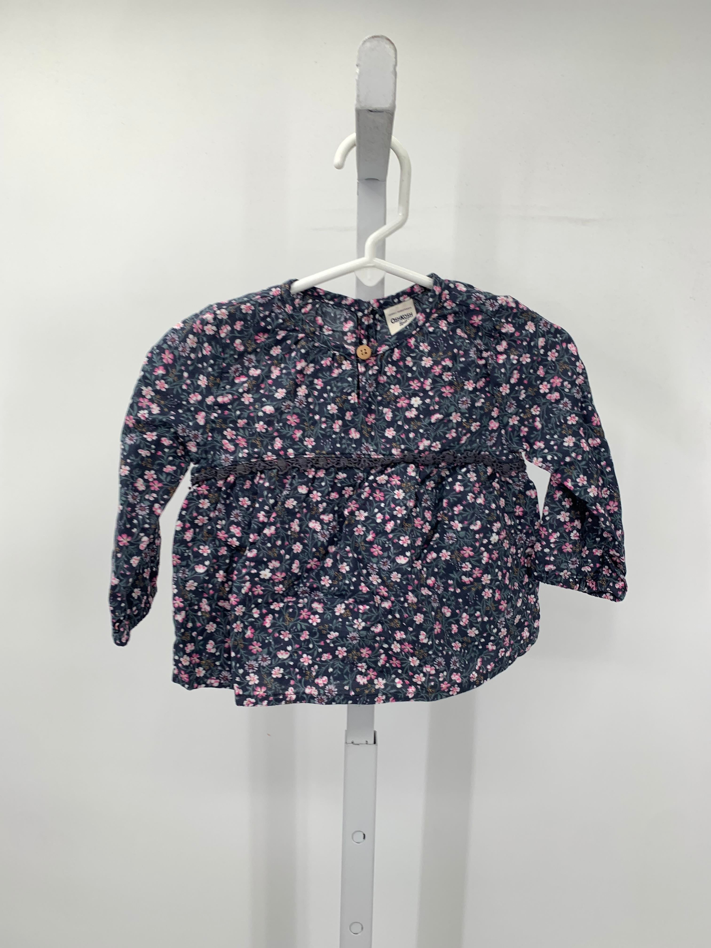 Osh Kosh Size 12 Months Girls Long Sleeve Shirt