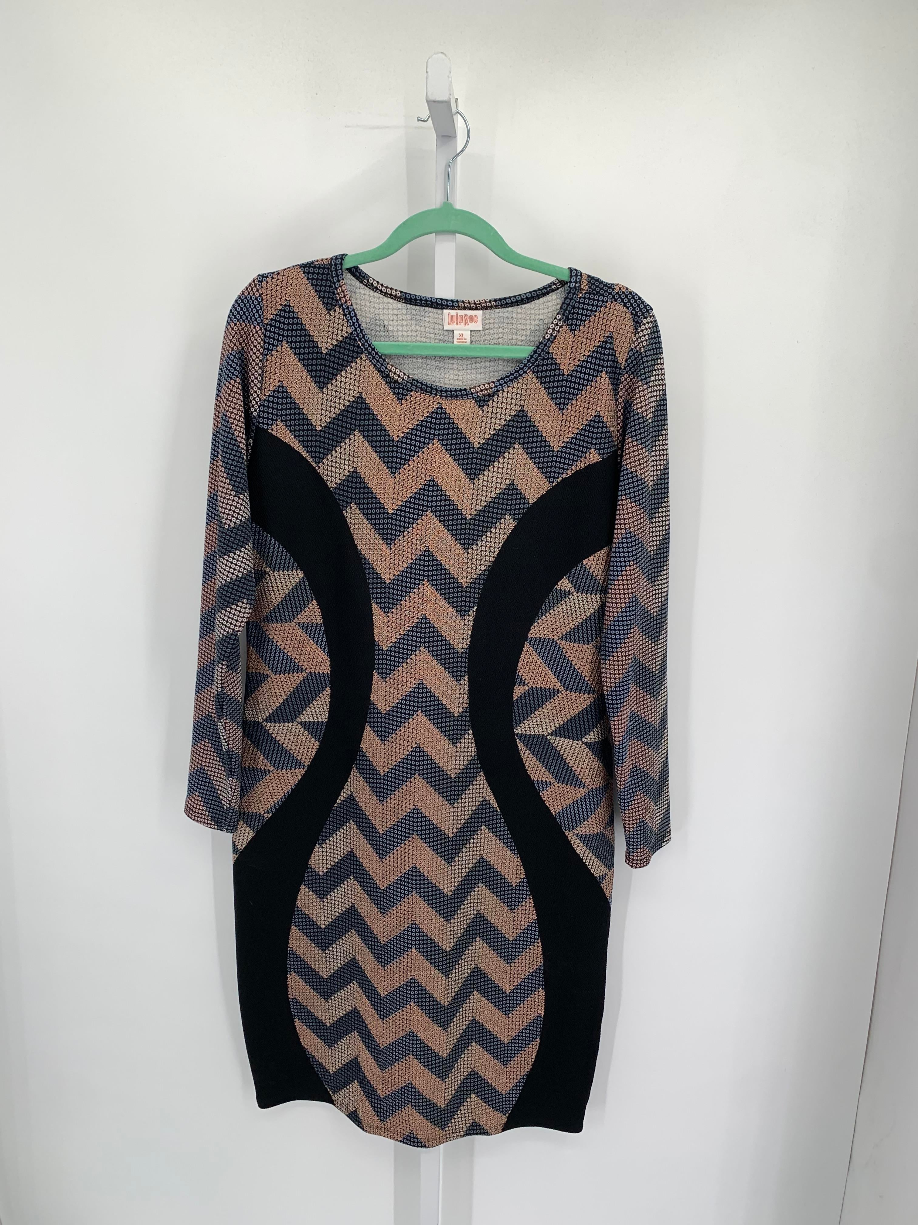 Lularoe Size Extra Large Misses Long Sleeve Dress