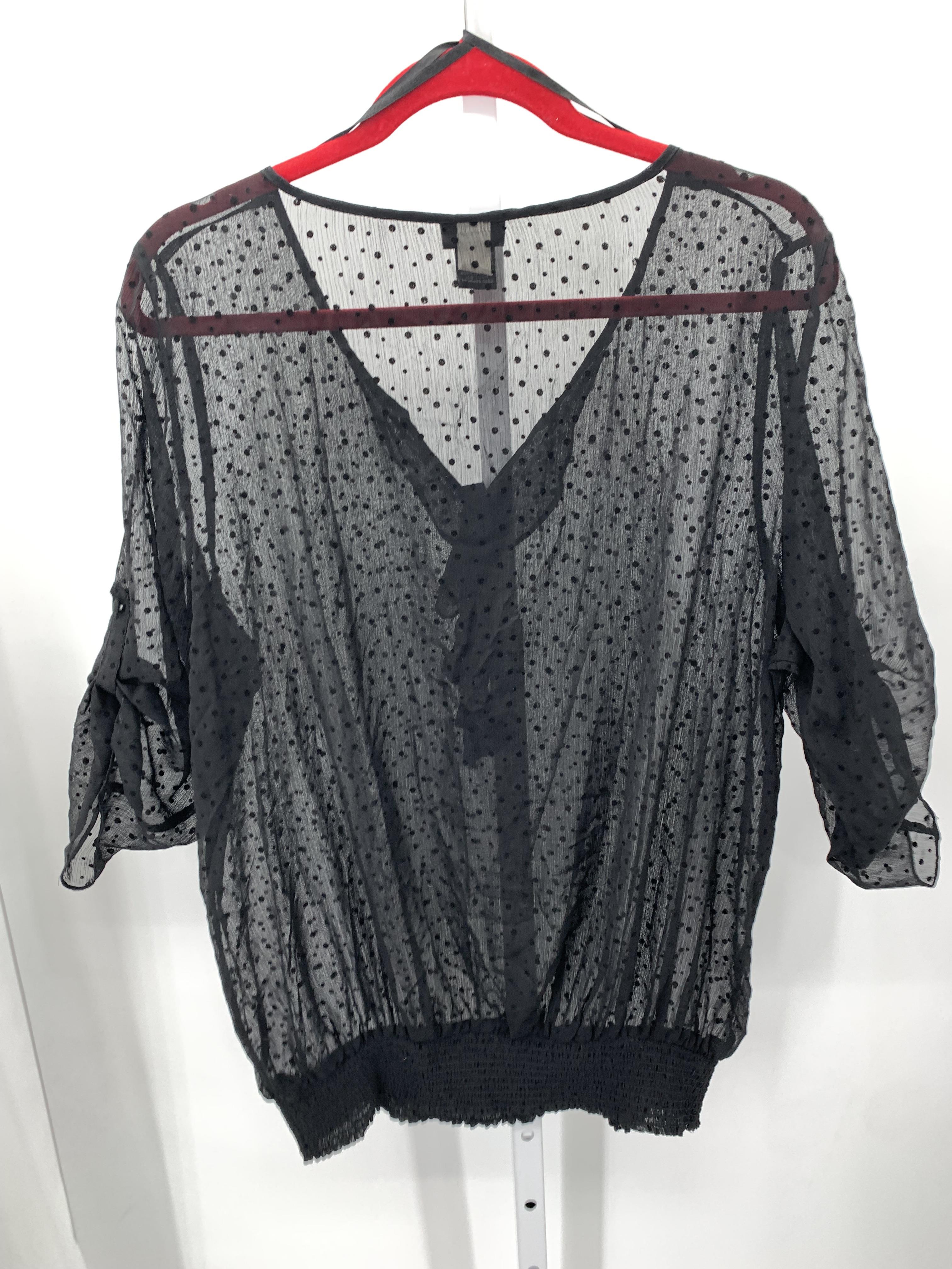Torrid Size 1X Womens 3/4 Sleeve Shirt