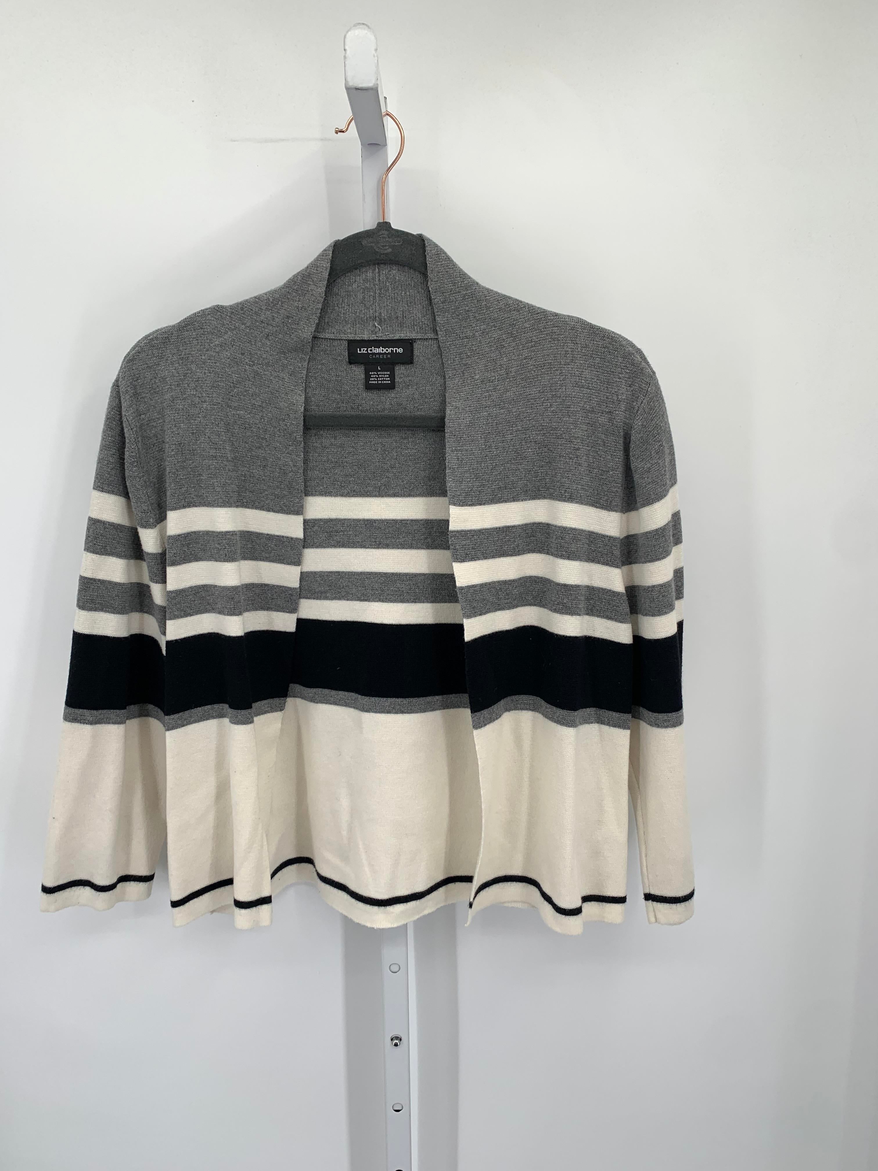 Liz Claiborne Size Large Misses Cardigan