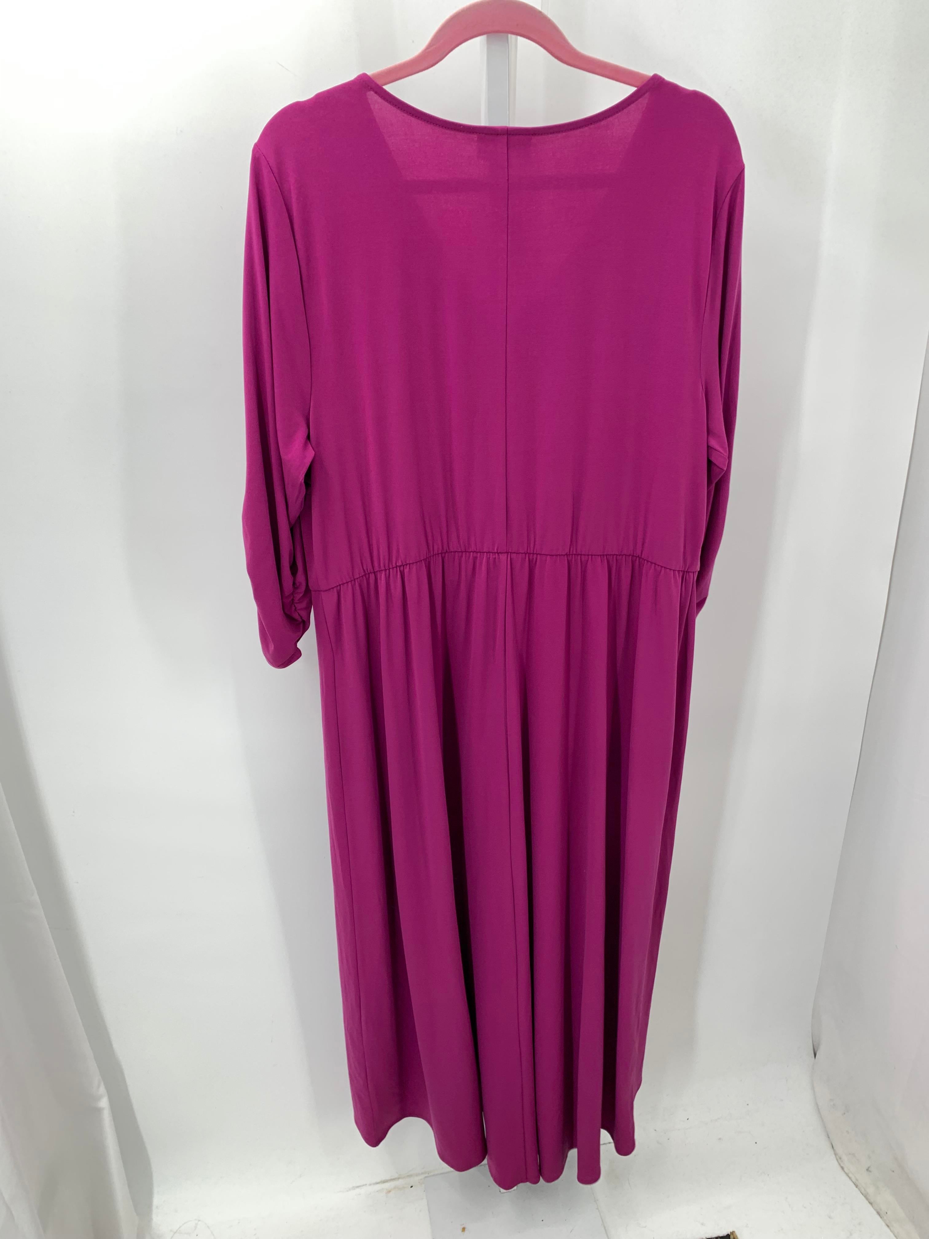 Lane Bryant Size 18/20 W Womens Long Sleeve Dress