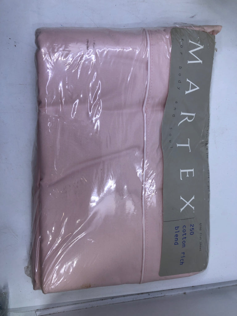 NIP PINK KING SIZE FLAT SHEET