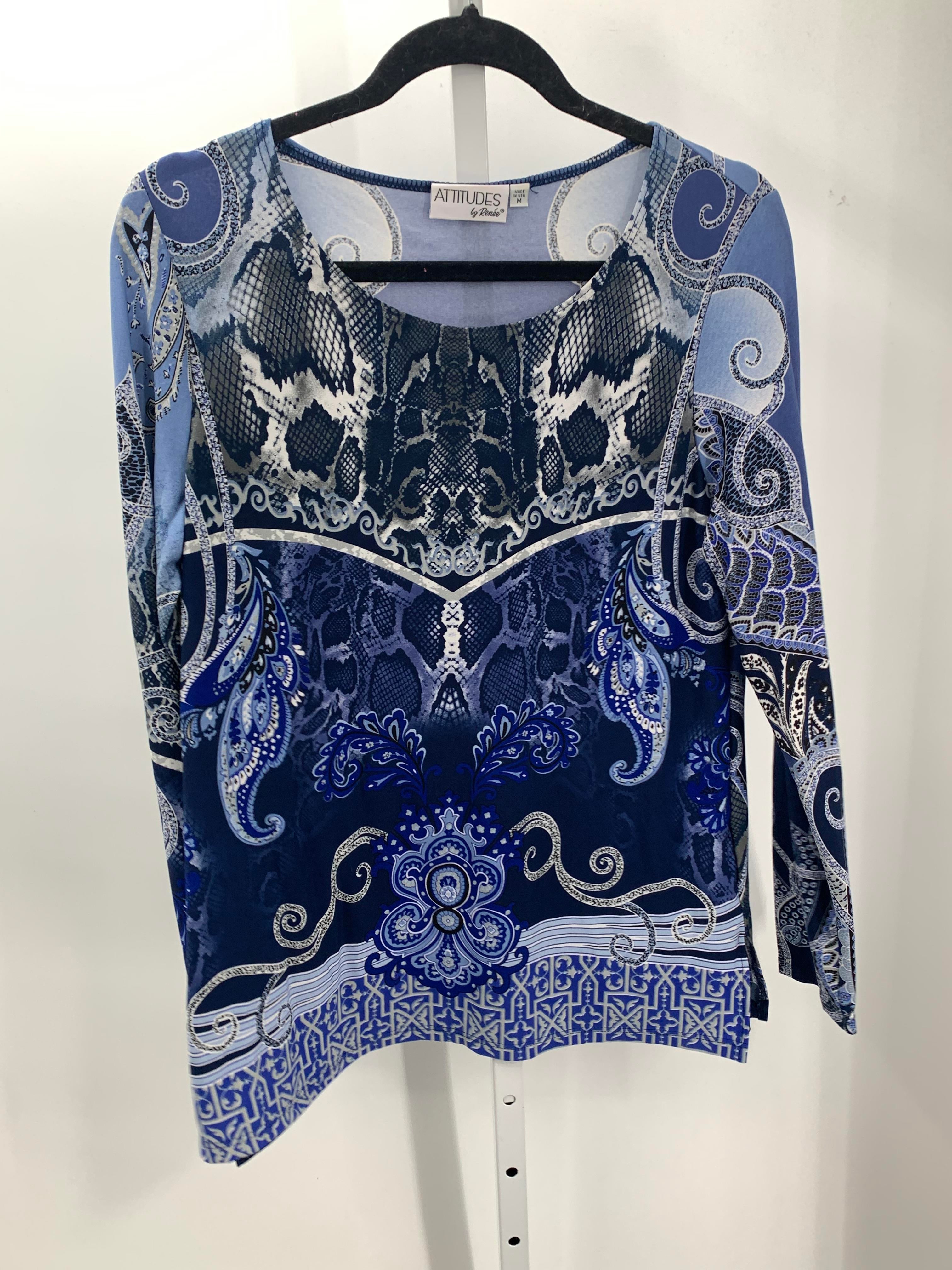 Attitudes Size Medium Misses Long Sleeve Shirt