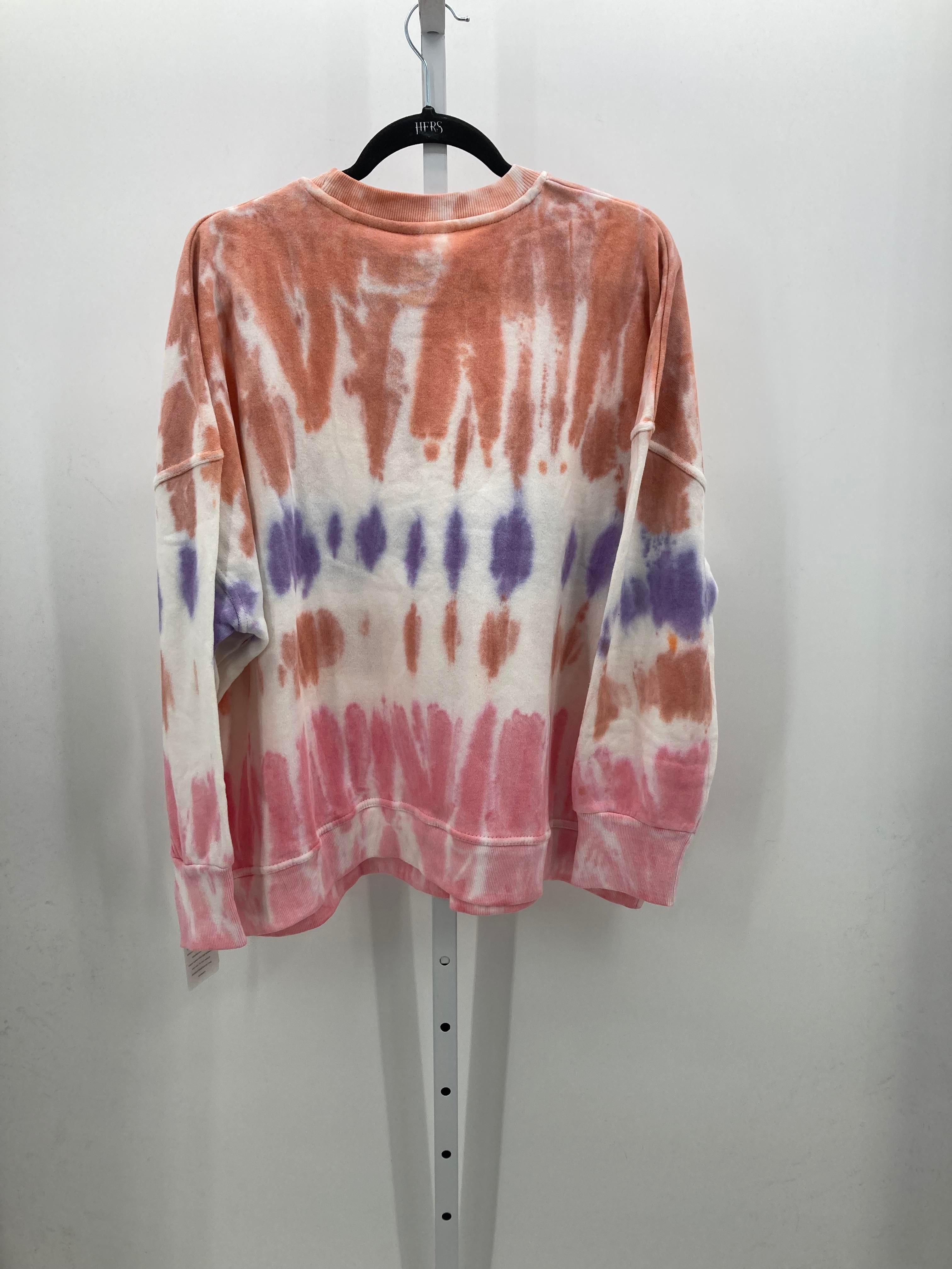 Size Large Juniors Long Sleeve Shirt