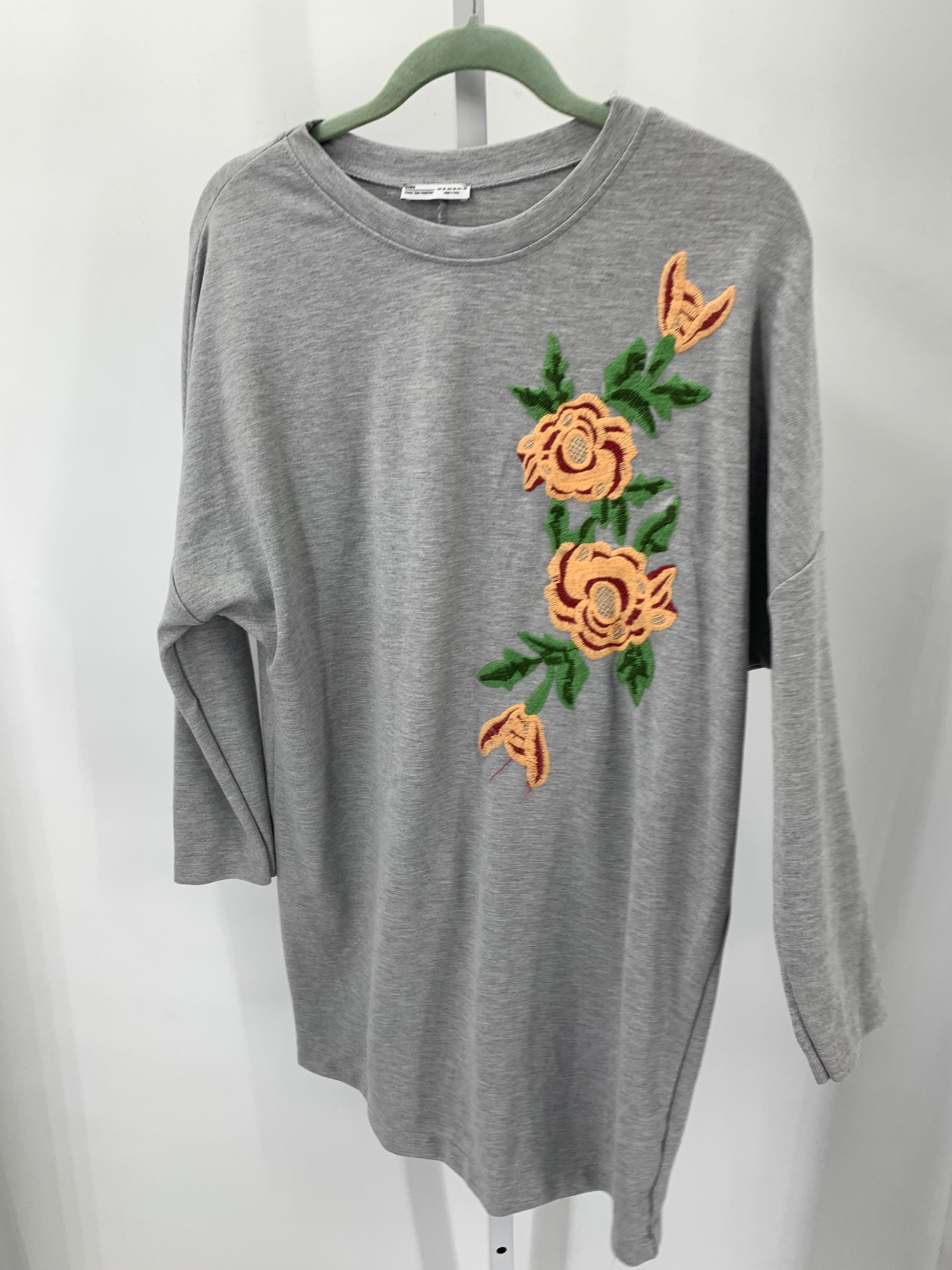 Zara Size Medium Misses Long Sleeve Dress