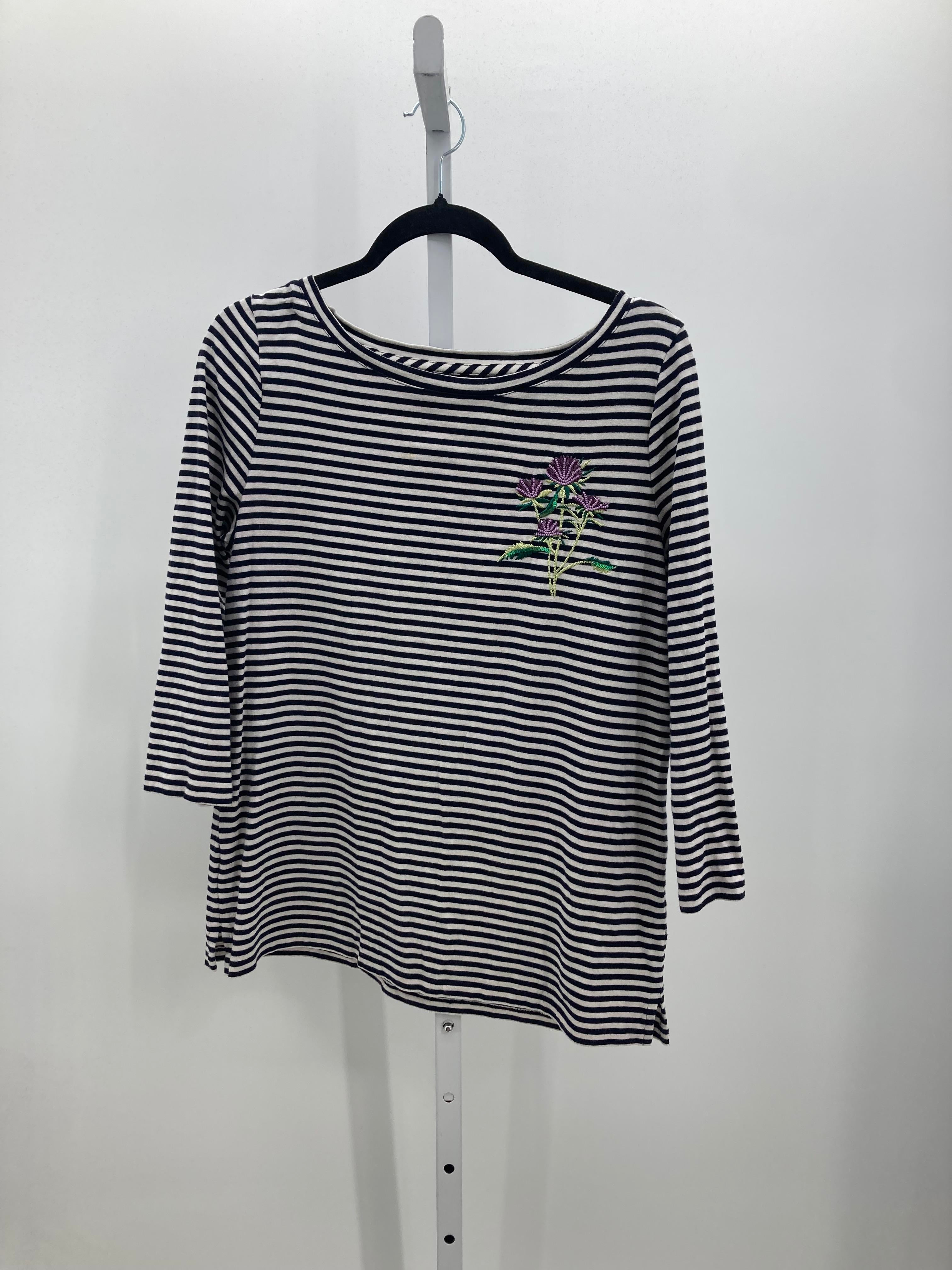 Talbots Size Medium Misses 3/4 Sleeve Shirt