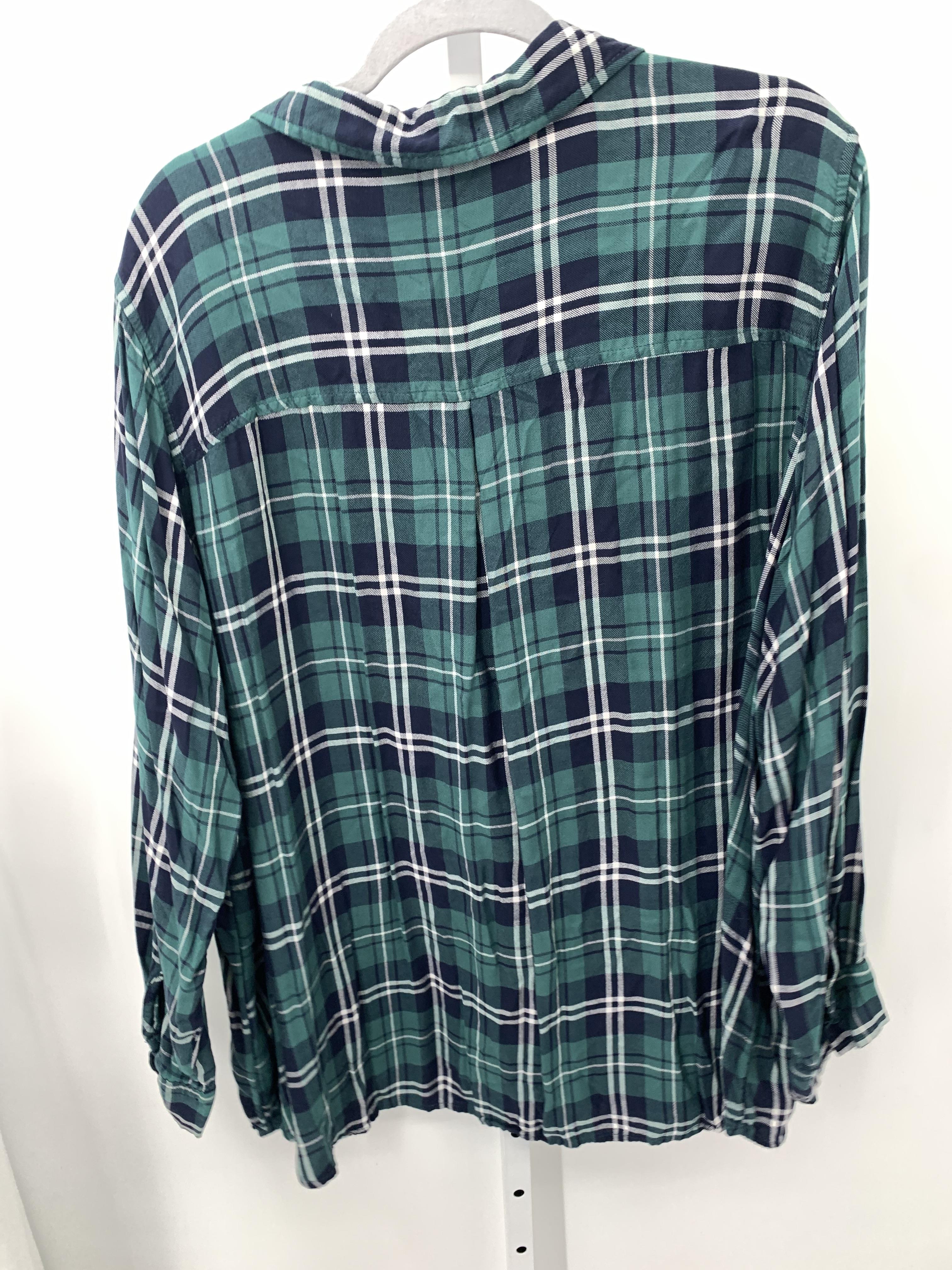 Terra & Sky Size 4X Womens Long Sleeve Shirt