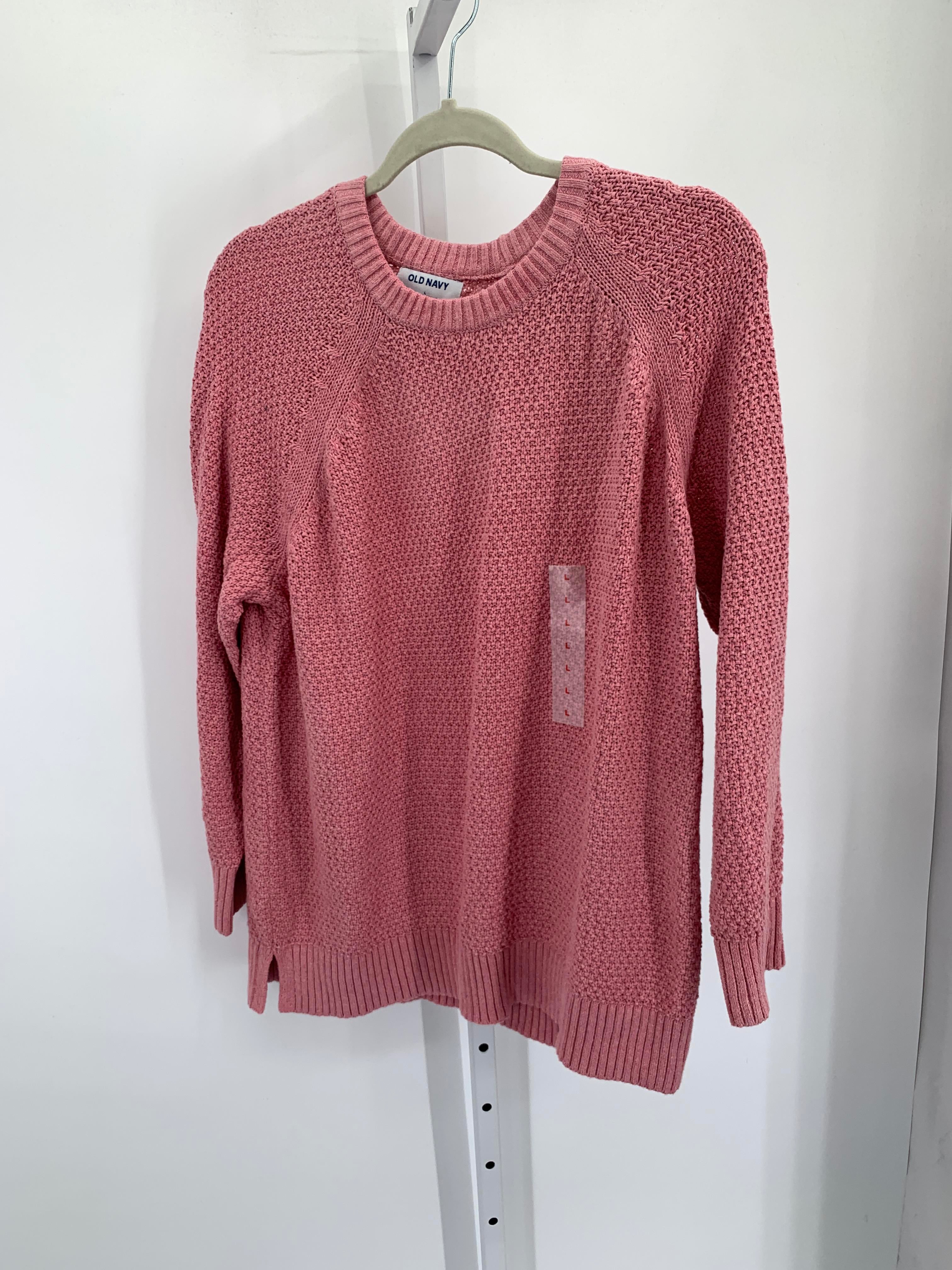 Old Navy Size Large Misses Long Slv Sweater