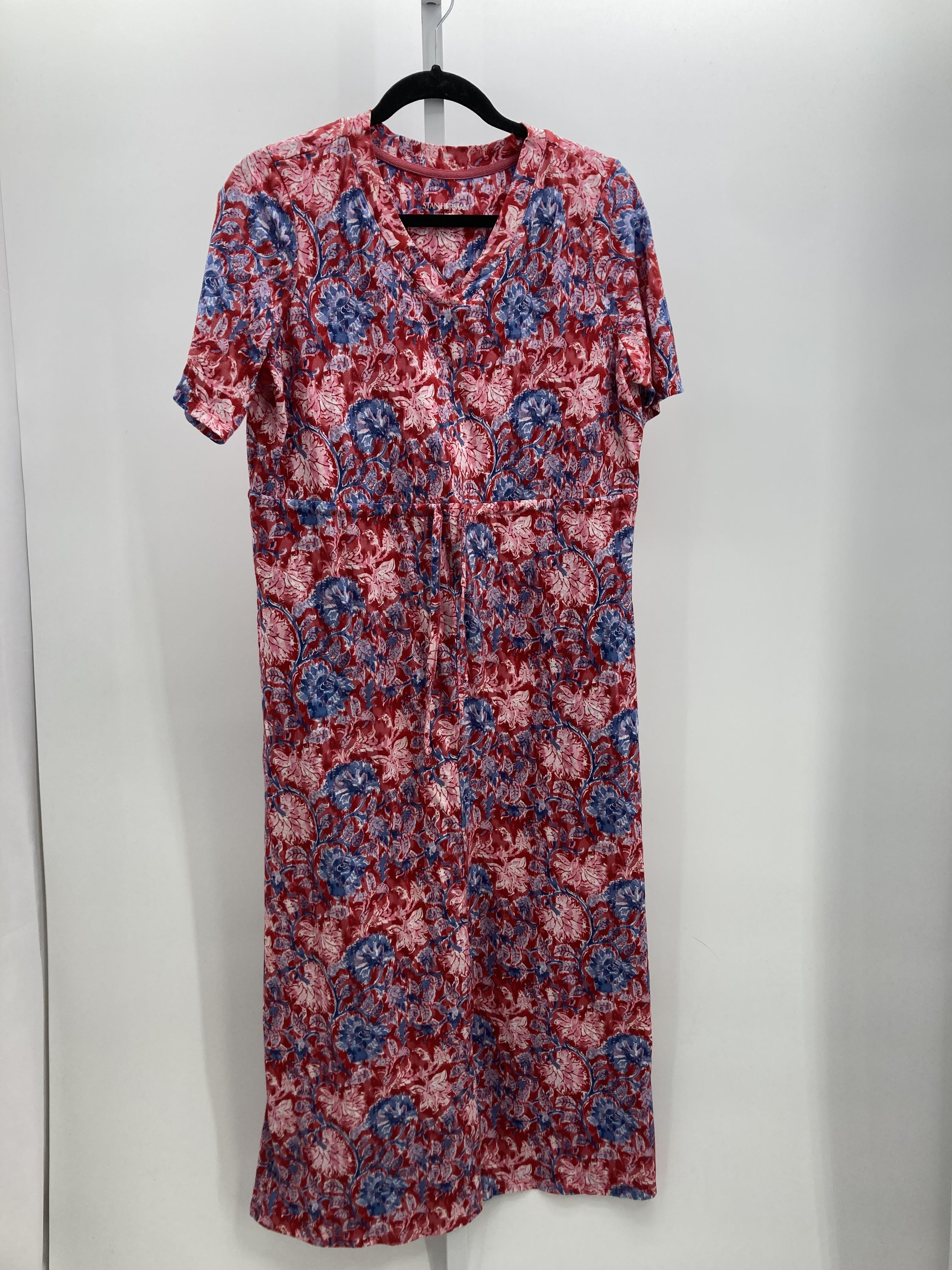 Stan Herman Size Medium Misses Short Sleeve Dress