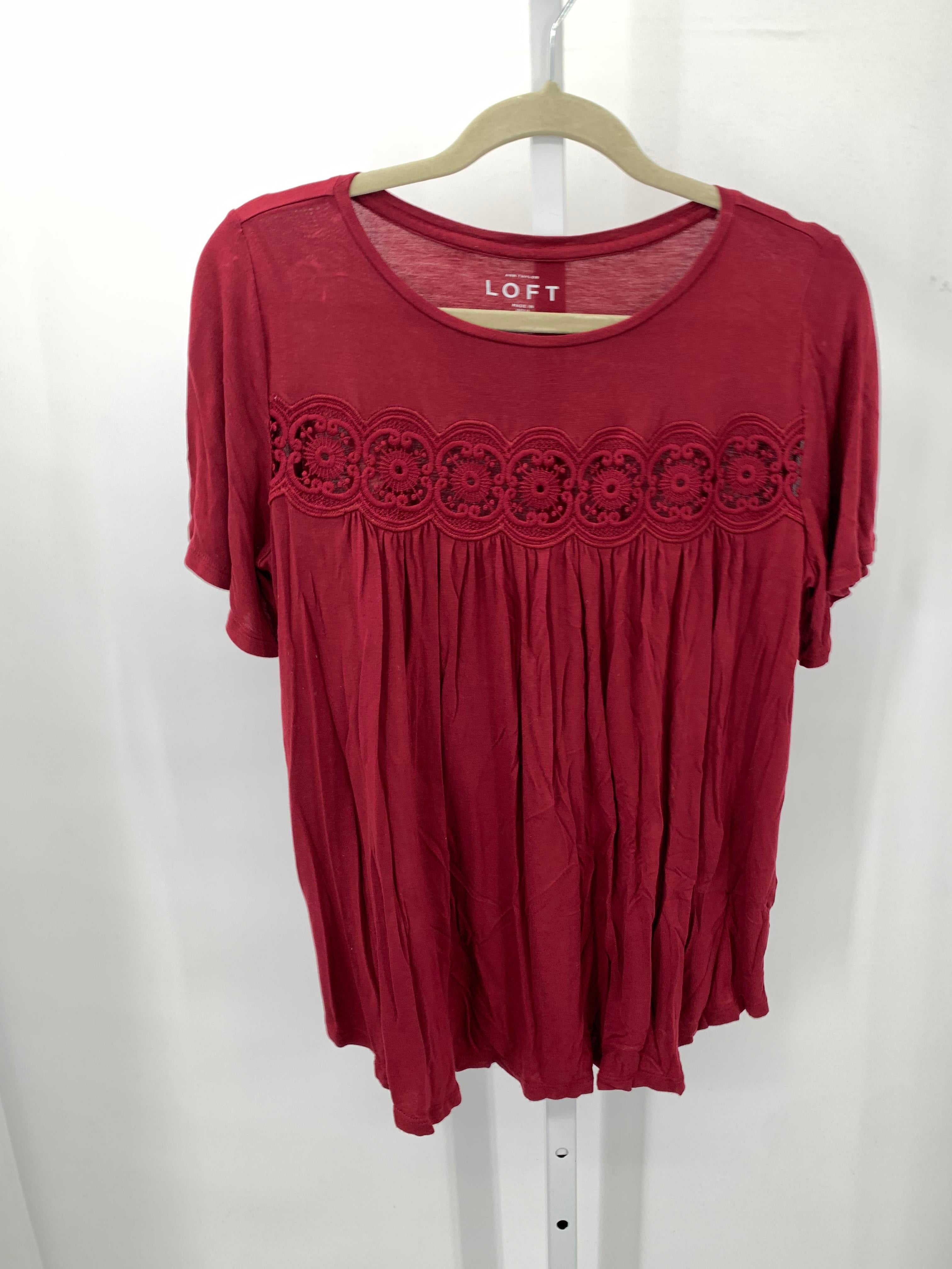 Loft Size Small Misses Short Sleeve Shirt