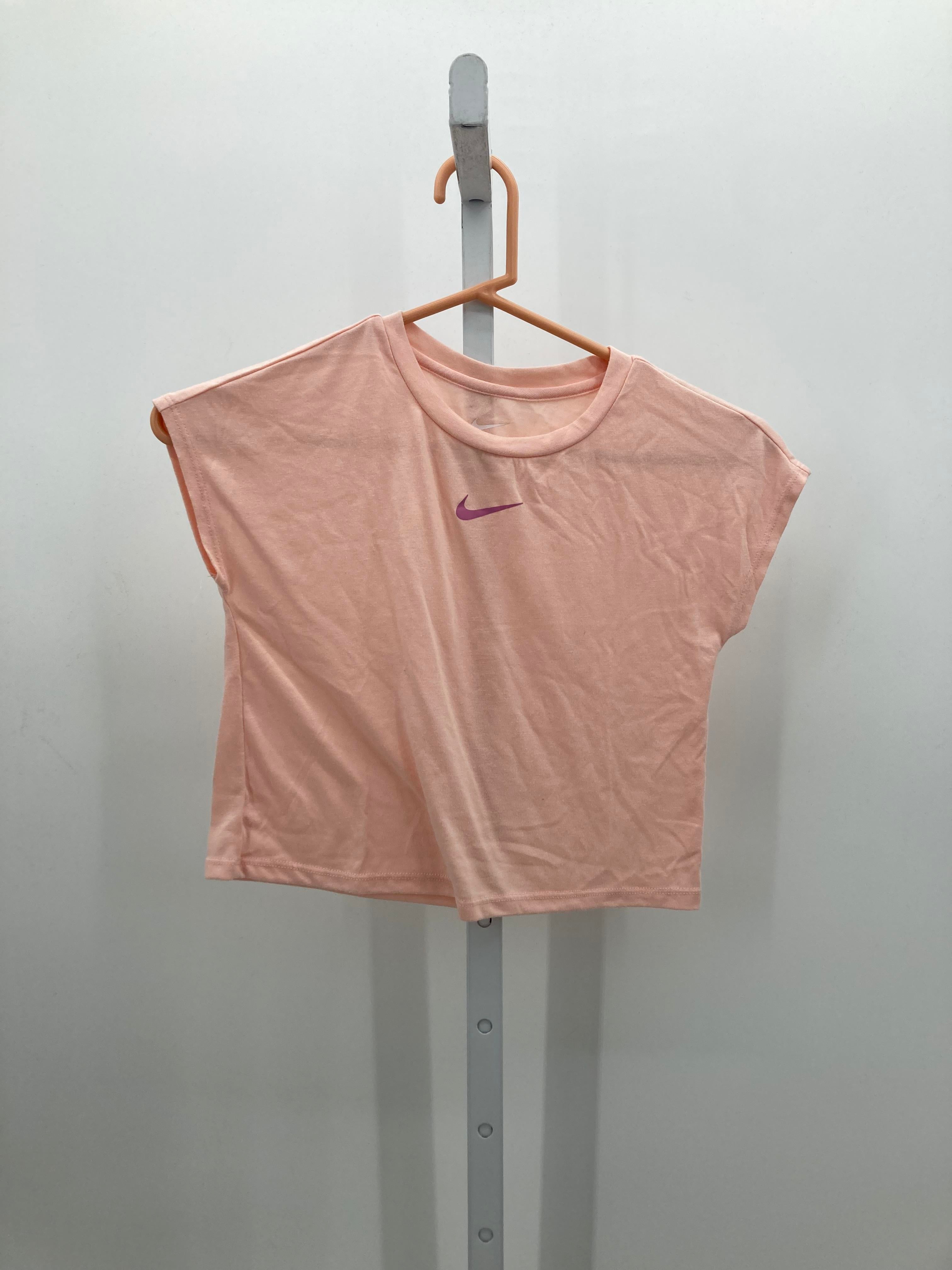 Nike Size 6X Girls Short Sleeve Shirt